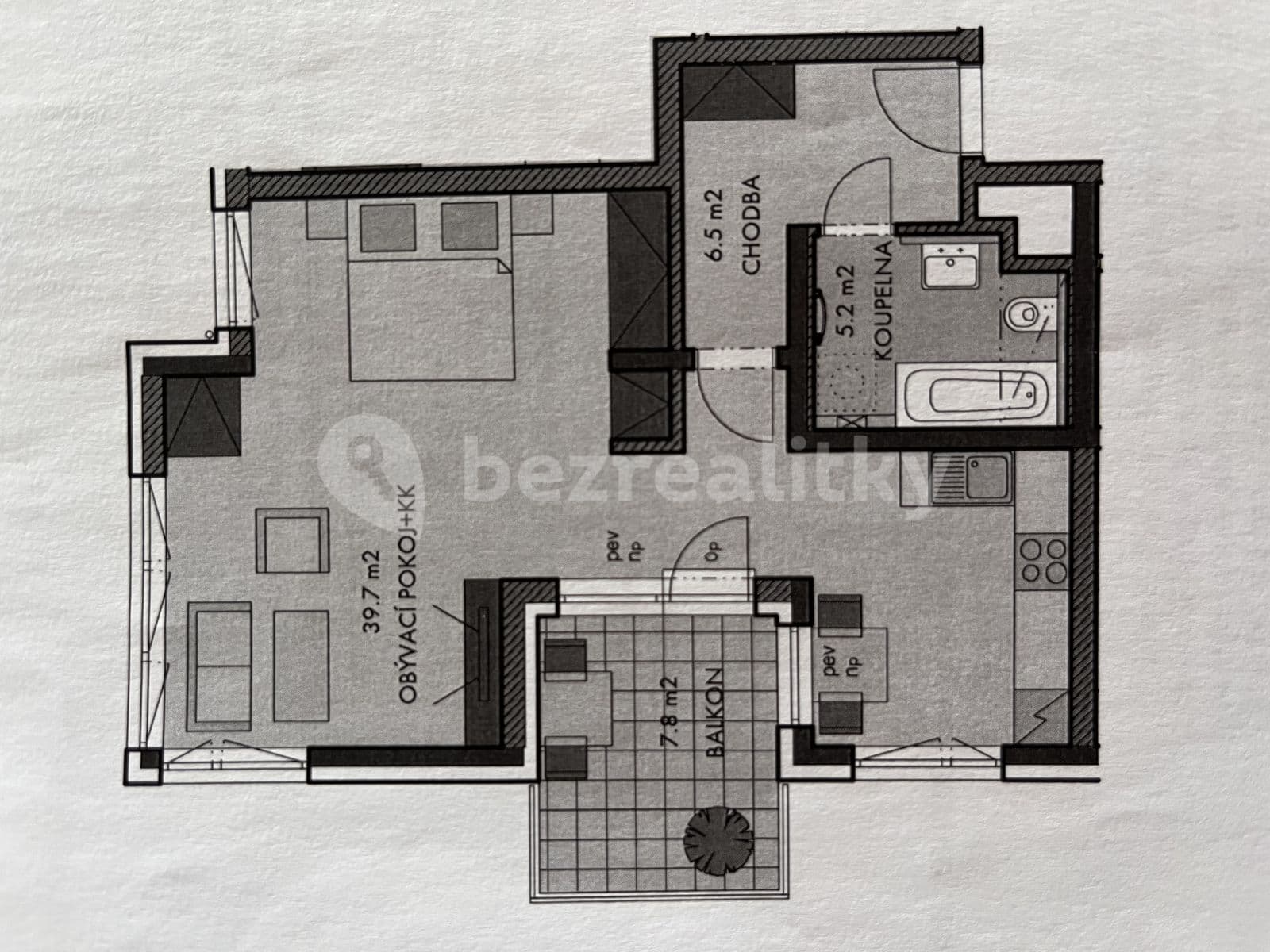 Studio flat to rent, 54 m², Honzíkova, Prague, Prague Studio flat to rent, 54 m², Honzíkova, Prague, Prague