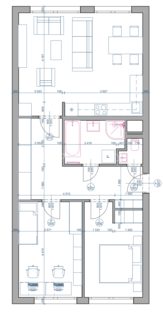2 bedroom with open-plan kitchen flat to rent, 76 m², Na růžovém poli, Kladno, Středočeský Region 2 bedroom with open-plan kitchen flat to rent, 76 m², Na růžovém poli, Kladno, Středočeský Region