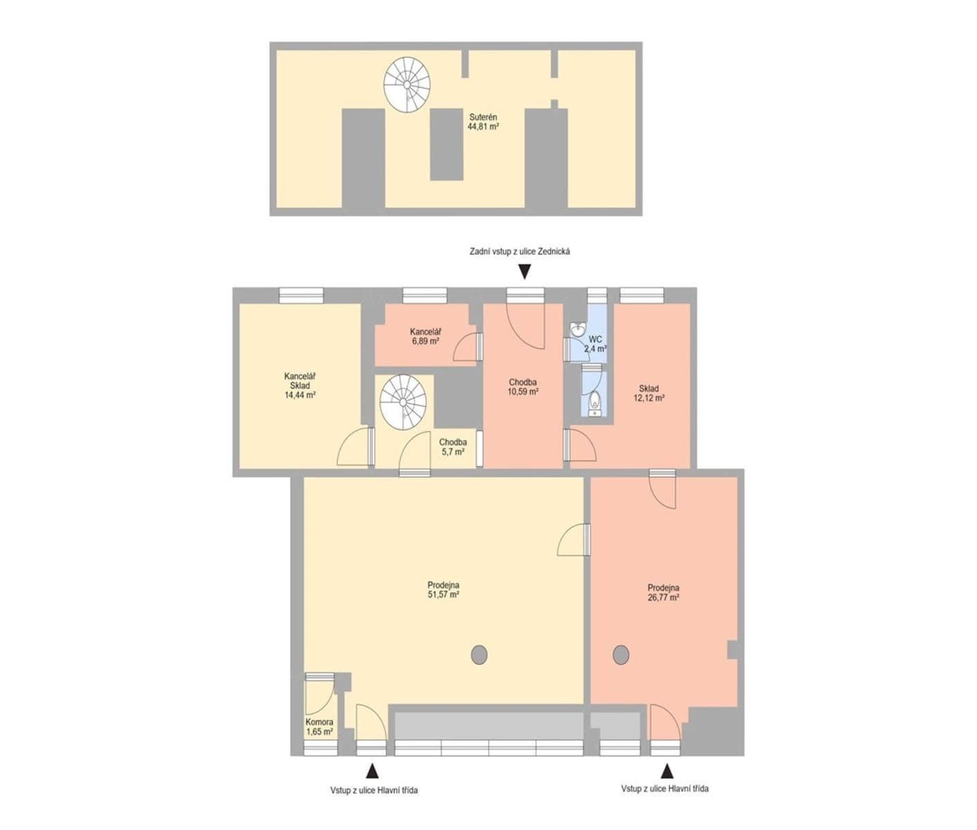 non-residential property to rent, 176 m², Hlavní třída, Havířov, Moravskoslezský Region non-residential property to rent, 176 m², Hlavní třída, Havířov, Moravskoslezský Region