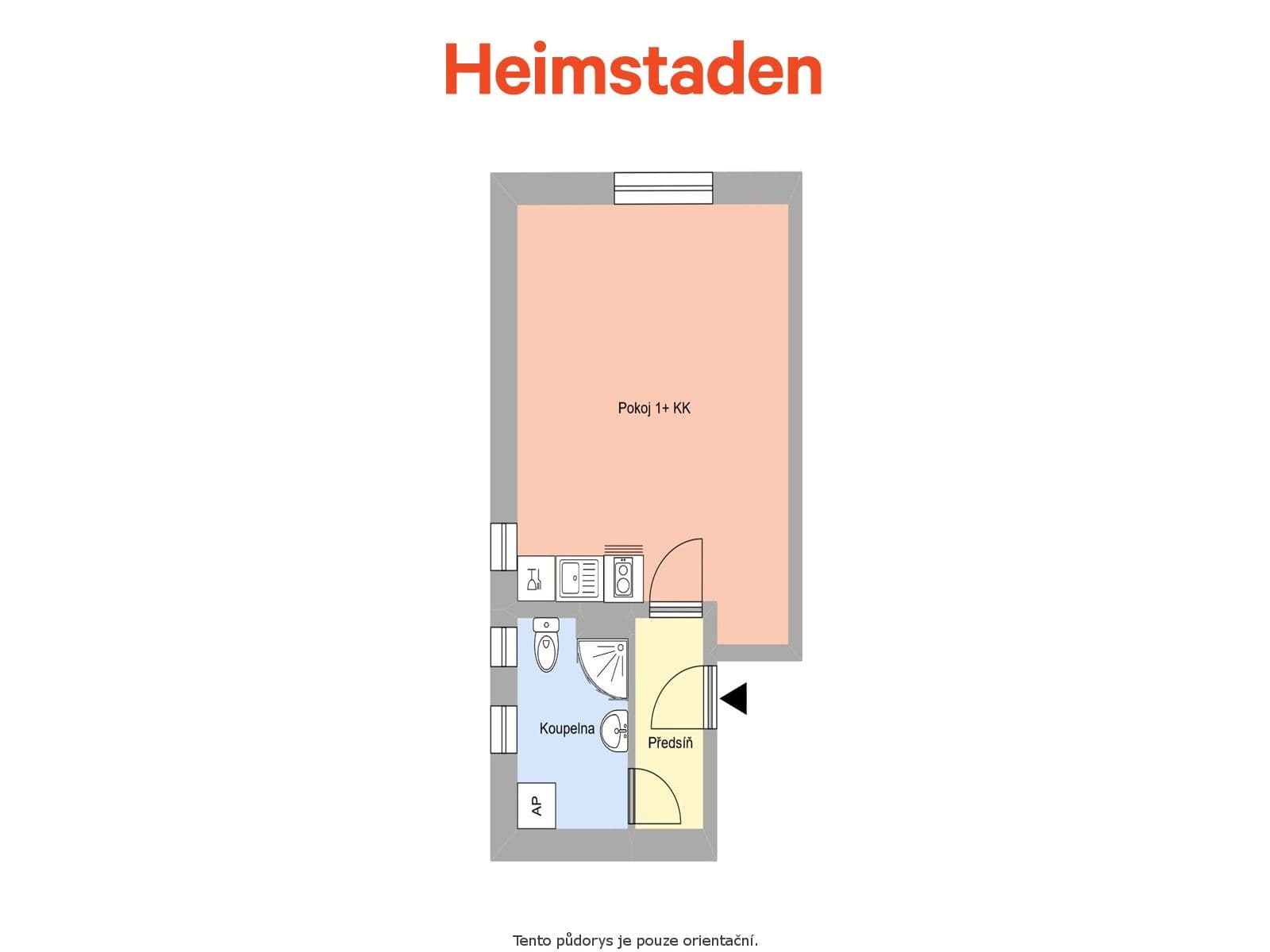 Studio flat to rent, 29 m², U Nádraží, Havířov, Moravskoslezský Region Studio flat to rent, 29 m², U Nádraží, Havířov, Moravskoslezský Region
