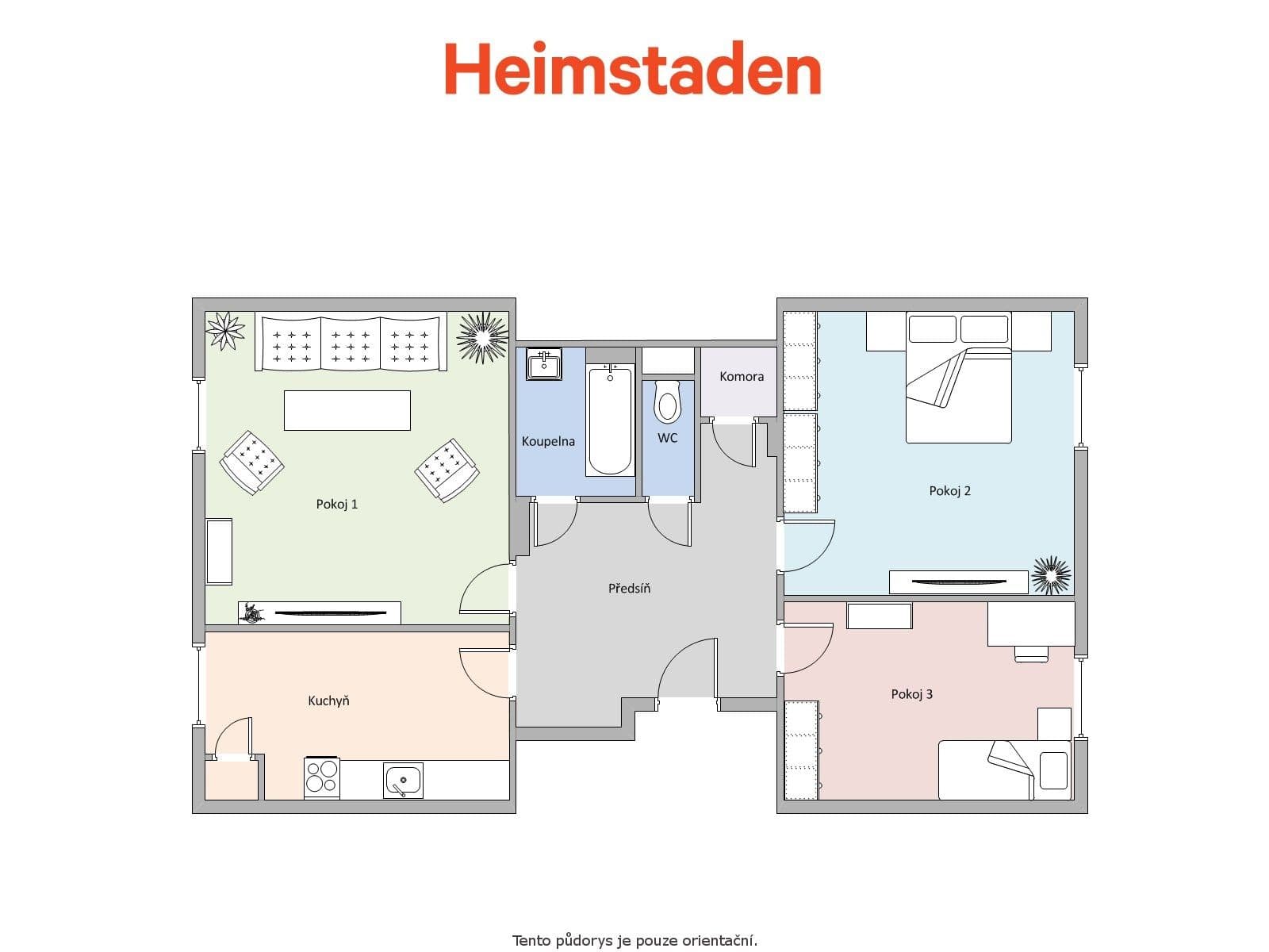 3 bedroom flat to rent, 77 m², Hlavní třída, Havířov, Moravskoslezský Region 3 bedroom flat to rent, 77 m², Hlavní třída, Havířov, Moravskoslezský Region