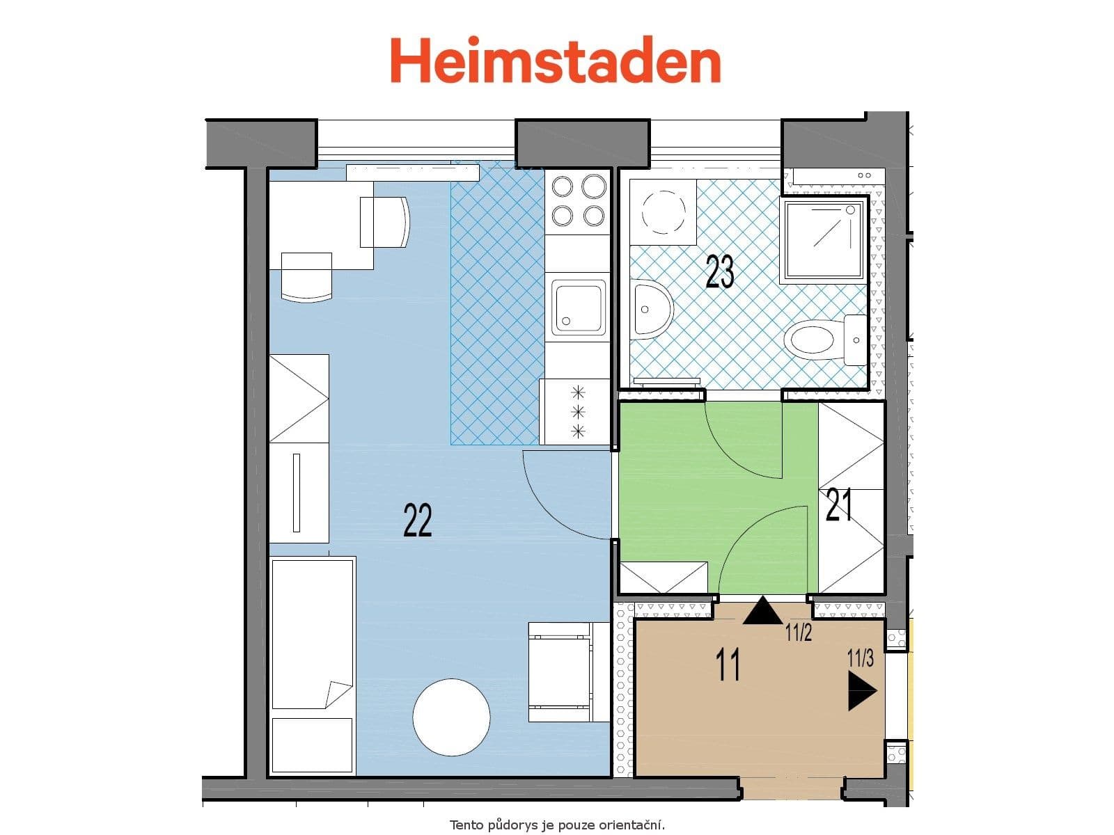 Studio flat to rent, 25 m², Dr. Glazera, Horní Suchá, Moravskoslezský Region Studio flat to rent, 25 m², Dr. Glazera, Horní Suchá, Moravskoslezský Region