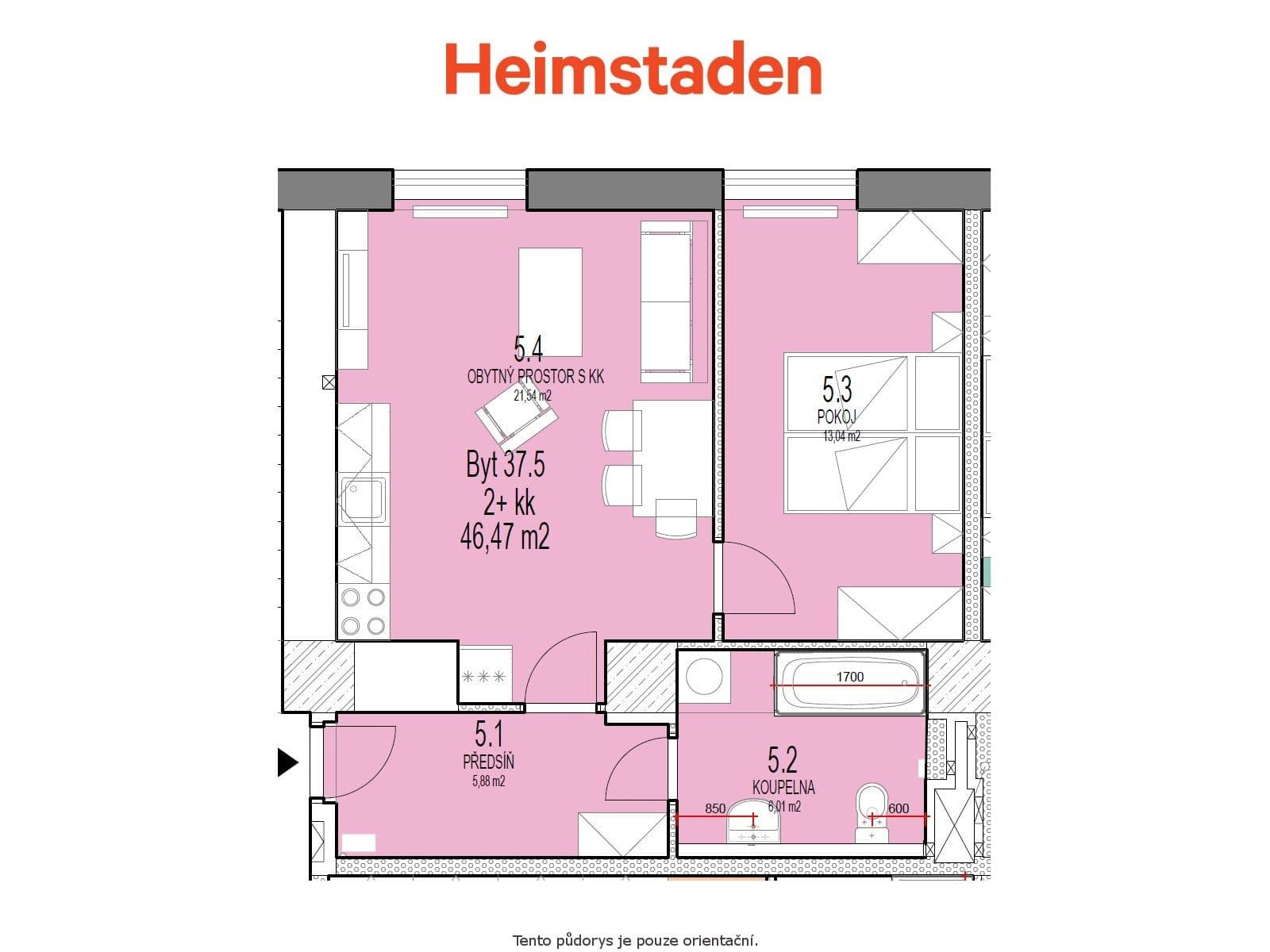 1 bedroom with open-plan kitchen flat to rent, 43 m², Jana Švermy, Havířov, Moravskoslezský Region 1 bedroom with open-plan kitchen flat to rent, 43 m², Jana Švermy, Havířov, Moravskoslezský Region