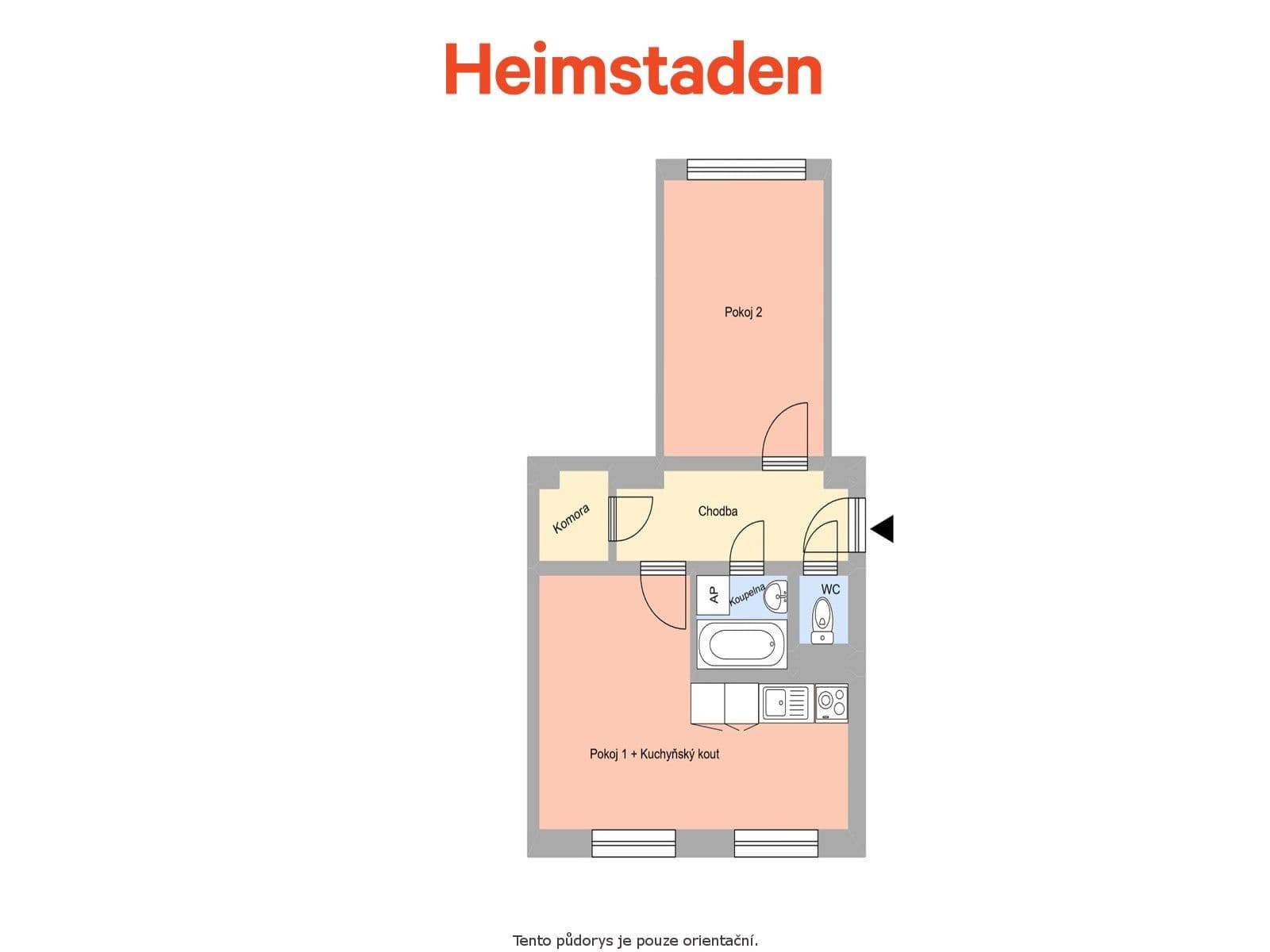 1 bedroom with open-plan kitchen flat to rent, 43 m², Pastrňákova, Ostrava, Moravskoslezský Region 1 bedroom with open-plan kitchen flat to rent, 43 m², Pastrňákova, Ostrava, Moravskoslezský Region