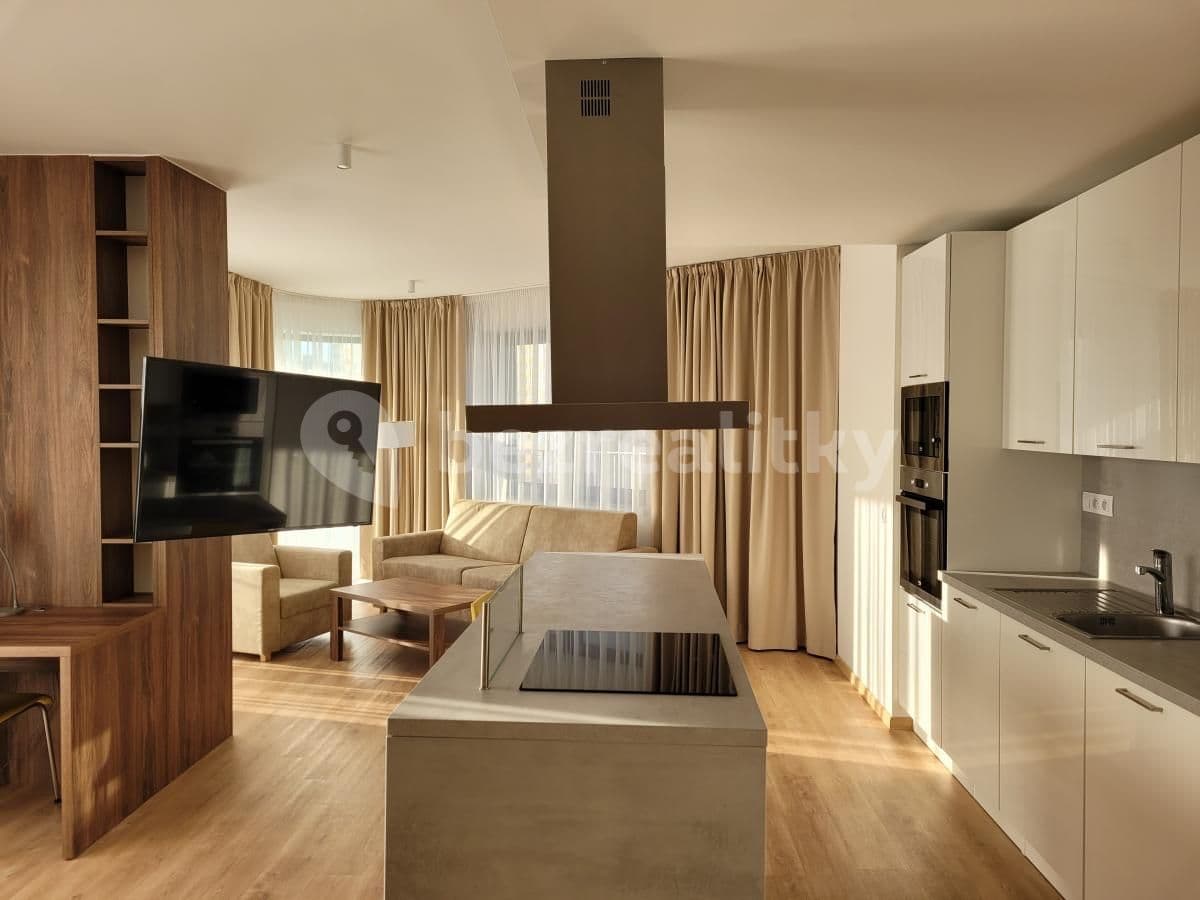 2 bedroom with open-plan kitchen flat to rent, 88 m², Mukařovského, Prague, Prague