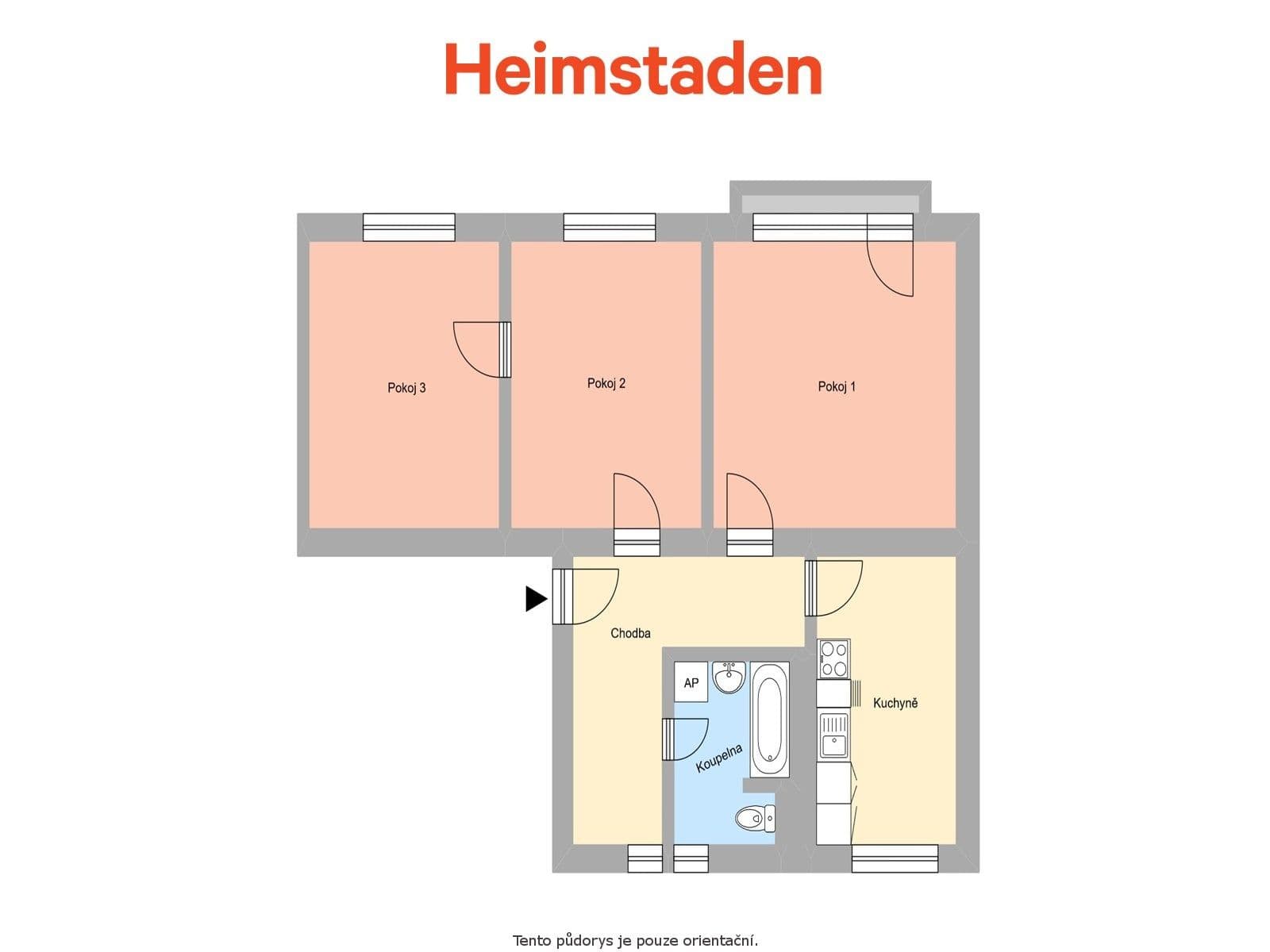 3 bedroom flat to rent, 67 m², Okružní, Havířov, Moravskoslezský Region 3 bedroom flat to rent, 67 m², Okružní, Havířov, Moravskoslezský Region