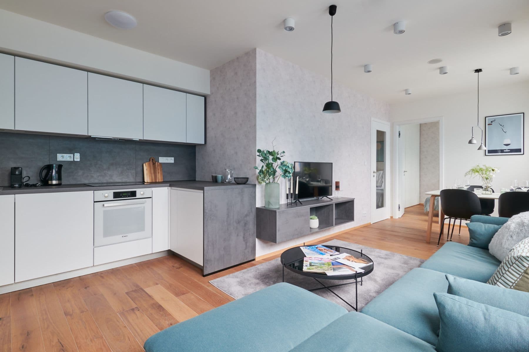 1 bedroom with open-plan kitchen flat to rent, 42 m², Perucká, Prague, Prague 1 bedroom with open-plan kitchen flat to rent, 42 m², Perucká, Prague, Prague