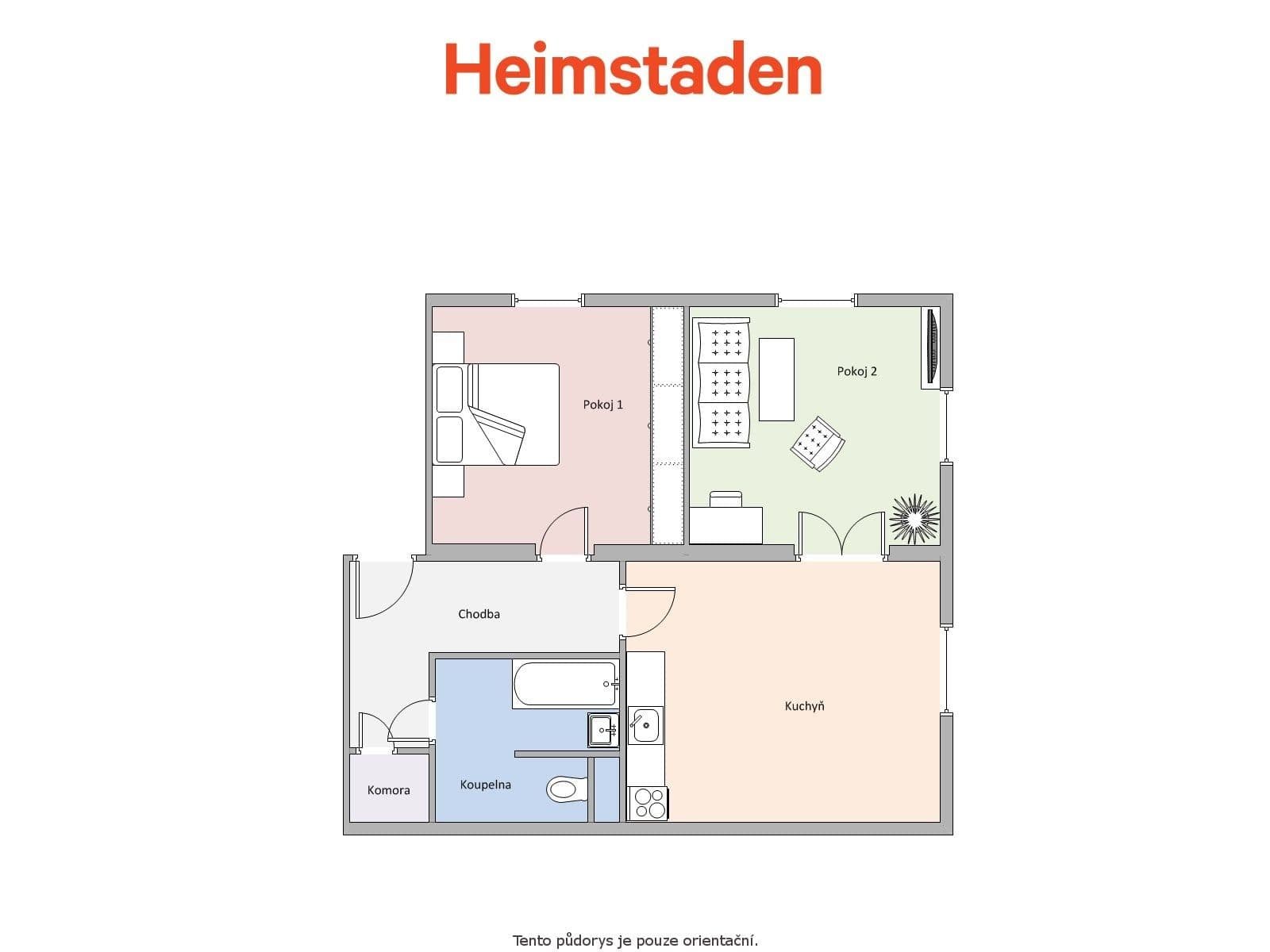 2 bedroom with open-plan kitchen flat to rent, 60 m², Vančurova, Havířov, Moravskoslezský Region 2 bedroom with open-plan kitchen flat to rent, 60 m², Vančurova, Havířov, Moravskoslezský Region