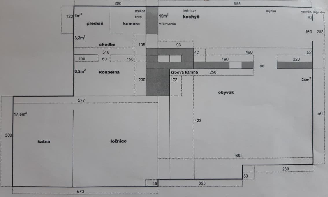 1 bedroom with open-plan kitchen flat to rent, 67 m², Masarykovo náměstí, Stříbro, Plzeňský Region 1 bedroom with open-plan kitchen flat to rent, 67 m², Masarykovo náměstí, Stříbro, Plzeňský Region