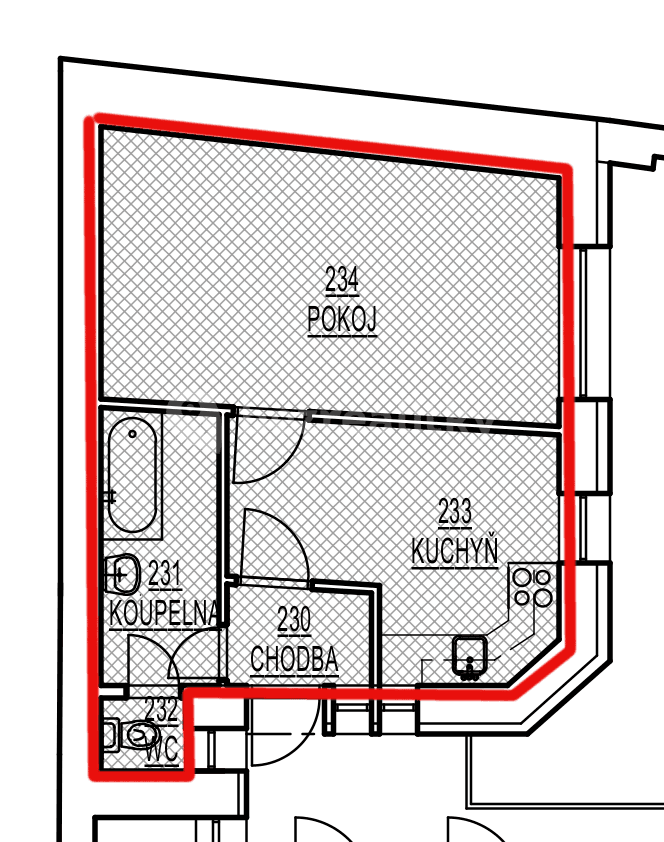 1 bedroom flat to rent, 34 m², Jeronýmova, Brno, Jihomoravský Region 1 bedroom flat to rent, 34 m², Jeronýmova, Brno, Jihomoravský Region