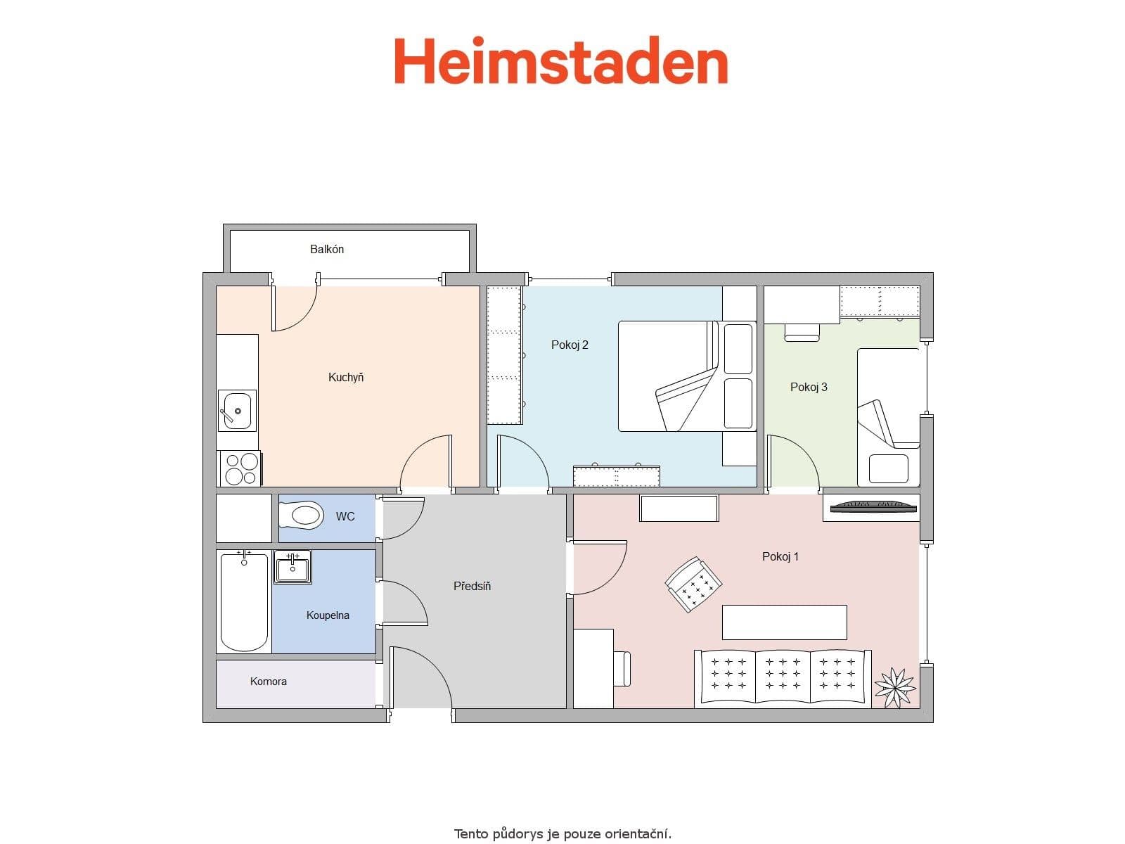 3 bedroom flat to rent, 66 m², Okružní, Orlová, Moravskoslezský Region 3 bedroom flat to rent, 66 m², Okružní, Orlová, Moravskoslezský Region