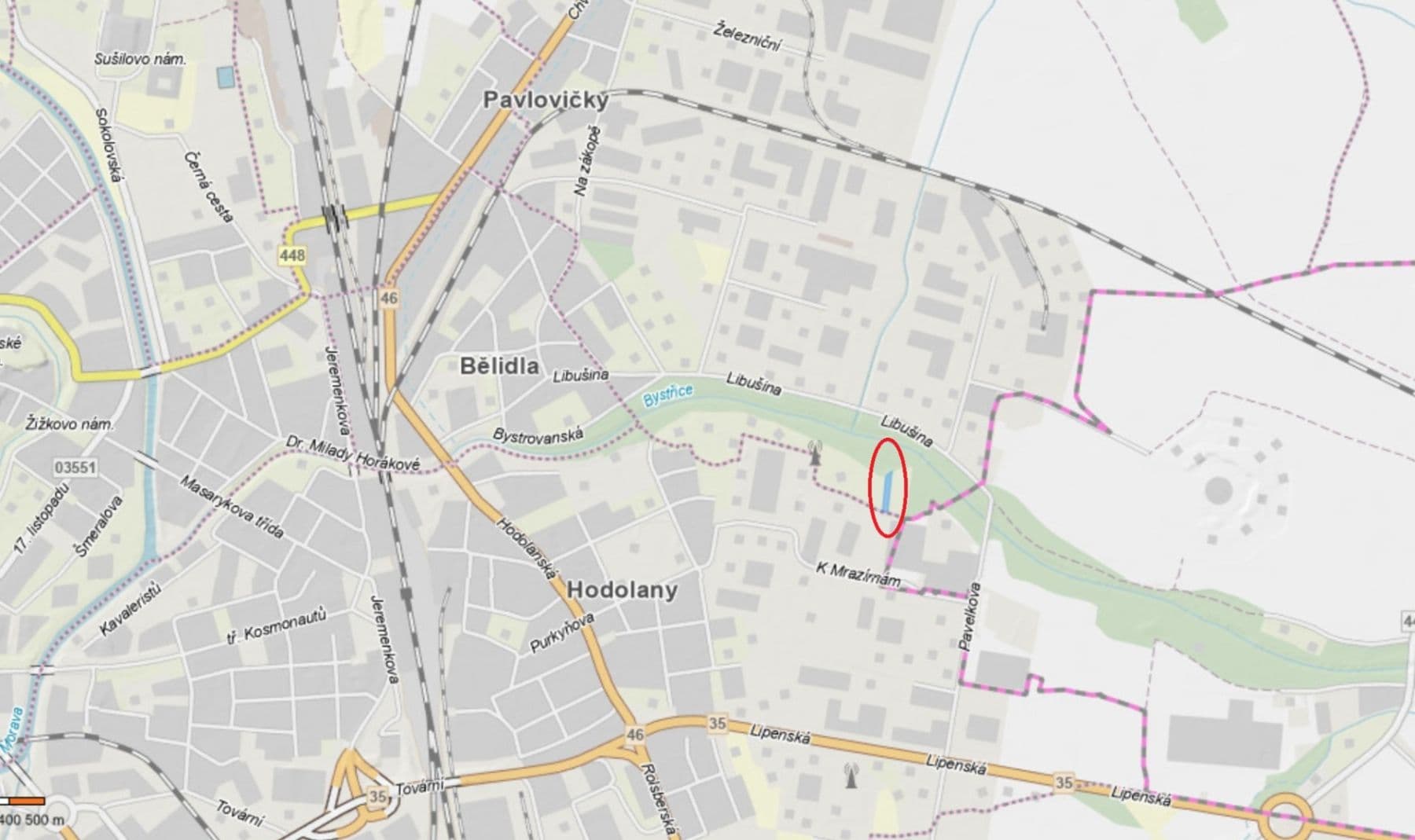 plot for sale, 1,706 m², Olomouc, Olomoucký Region plot for sale, 1,706 m², Olomouc, Olomoucký Region