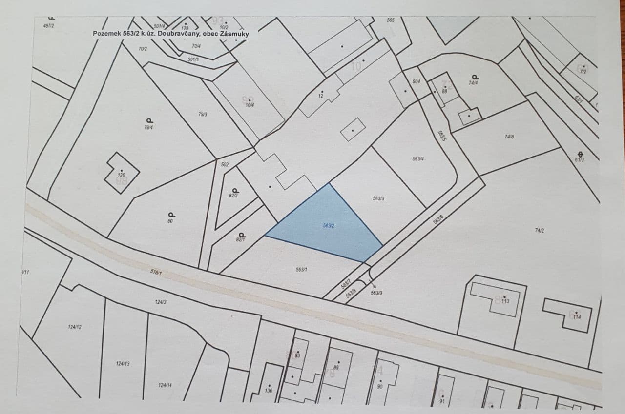 plot for sale, 787 m², Zásmuky, Středočeský Region plot for sale, 787 m², Zásmuky, Středočeský Region