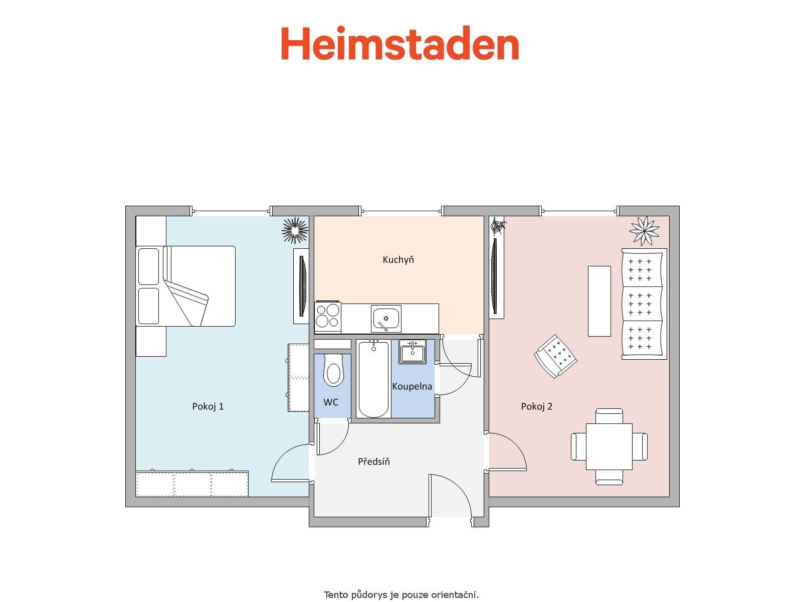 2 bedroom flat to rent, 53 m², Kapitána Vajdy, Havířov, Moravskoslezský Region 2 bedroom flat to rent, 53 m², Kapitána Vajdy, Havířov, Moravskoslezský Region