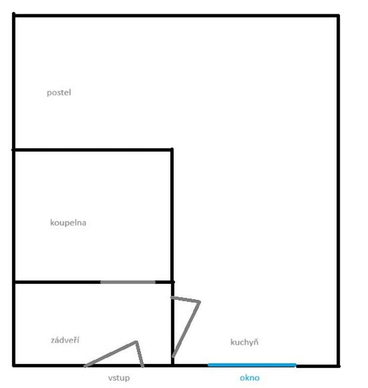 Small studio flat to rent, 32 m², Lošetická, Prague, Prague Small studio flat to rent, 32 m², Lošetická, Prague, Prague