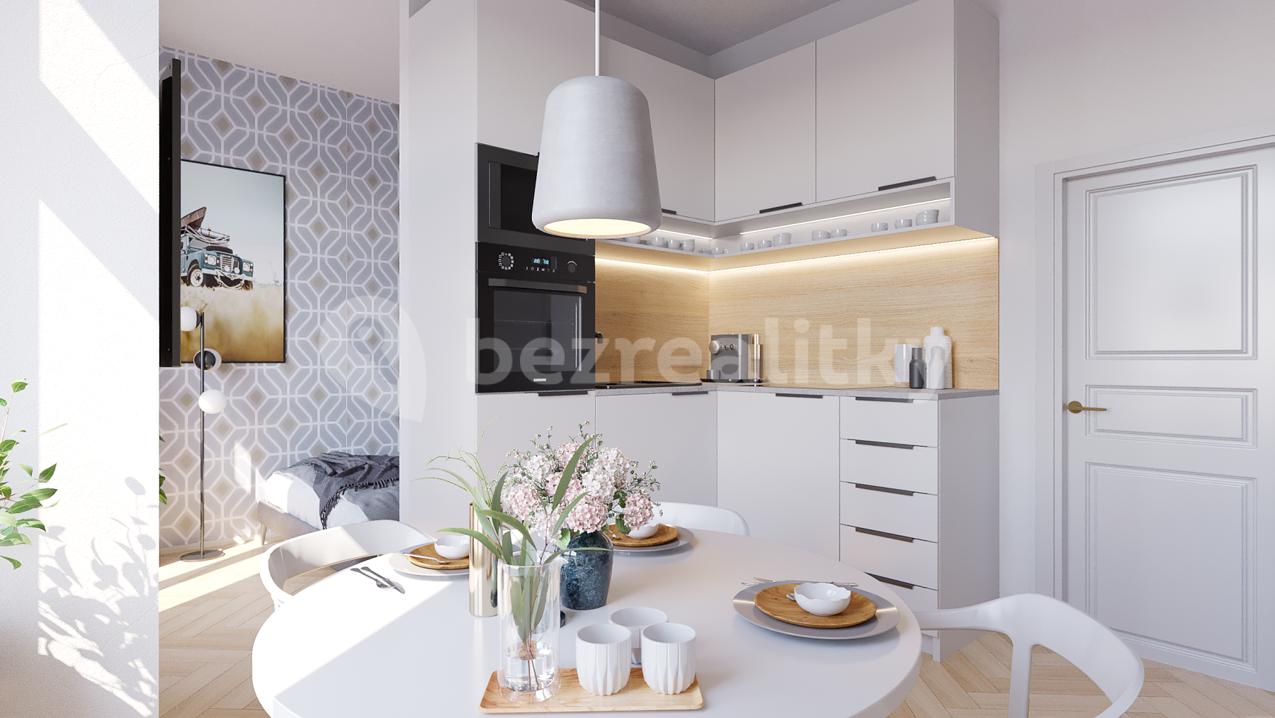 1 bedroom with open-plan kitchen flat for sale, 47 m², Na Výšinách, Prague, Prague