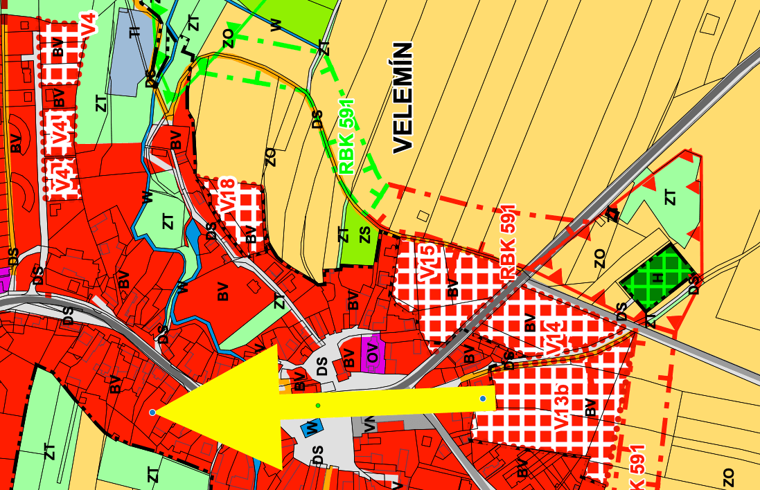 plot for sale, 800 m², Velemín, Ústecký Region plot for sale, 800 m², Velemín, Ústecký Region