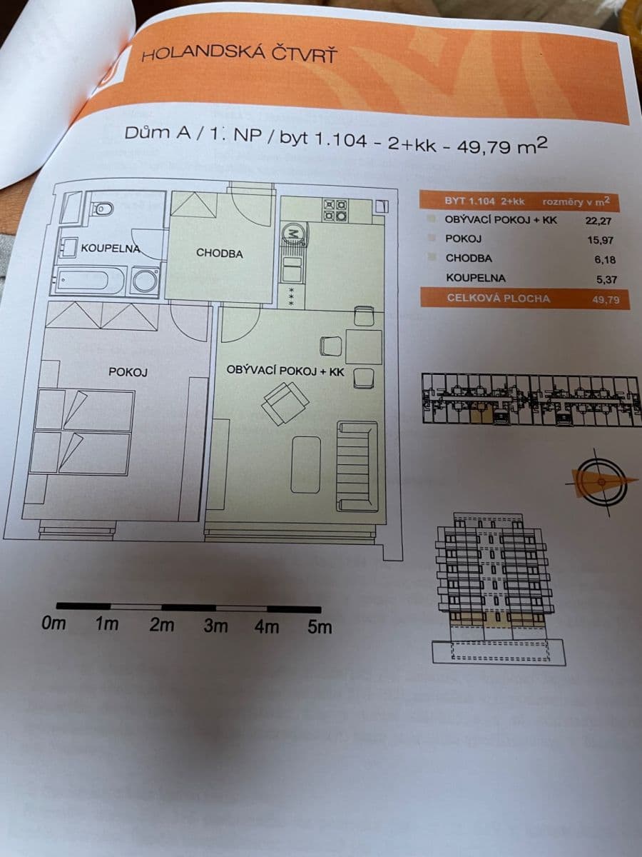 1 bedroom with open-plan kitchen flat for sale, 49 m², Edvarda Beneše, Olomouc, Olomoucký Region 1 bedroom with open-plan kitchen flat for sale, 49 m², Edvarda Beneše, Olomouc, Olomoucký Region