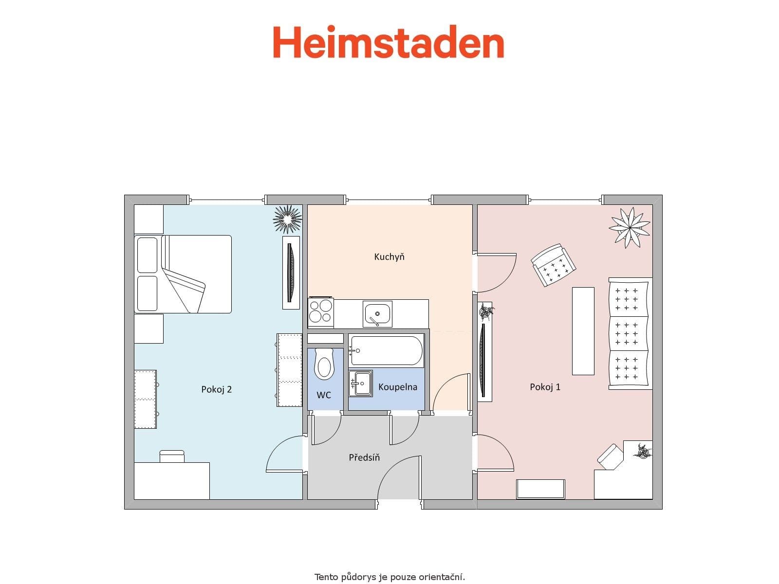 2 bedroom flat to rent, 49 m², Nedbalova, Karviná, Moravskoslezský Region 2 bedroom flat to rent, 49 m², Nedbalova, Karviná, Moravskoslezský Region
