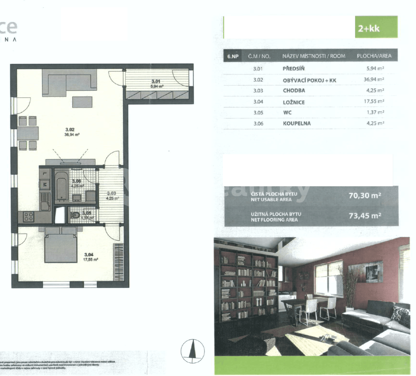 1 bedroom with open-plan kitchen flat to rent, 73 m², Jantarová, Ostrava, Moravskoslezský Region 1 bedroom with open-plan kitchen flat to rent, 73 m², Jantarová, Ostrava, Moravskoslezský Region