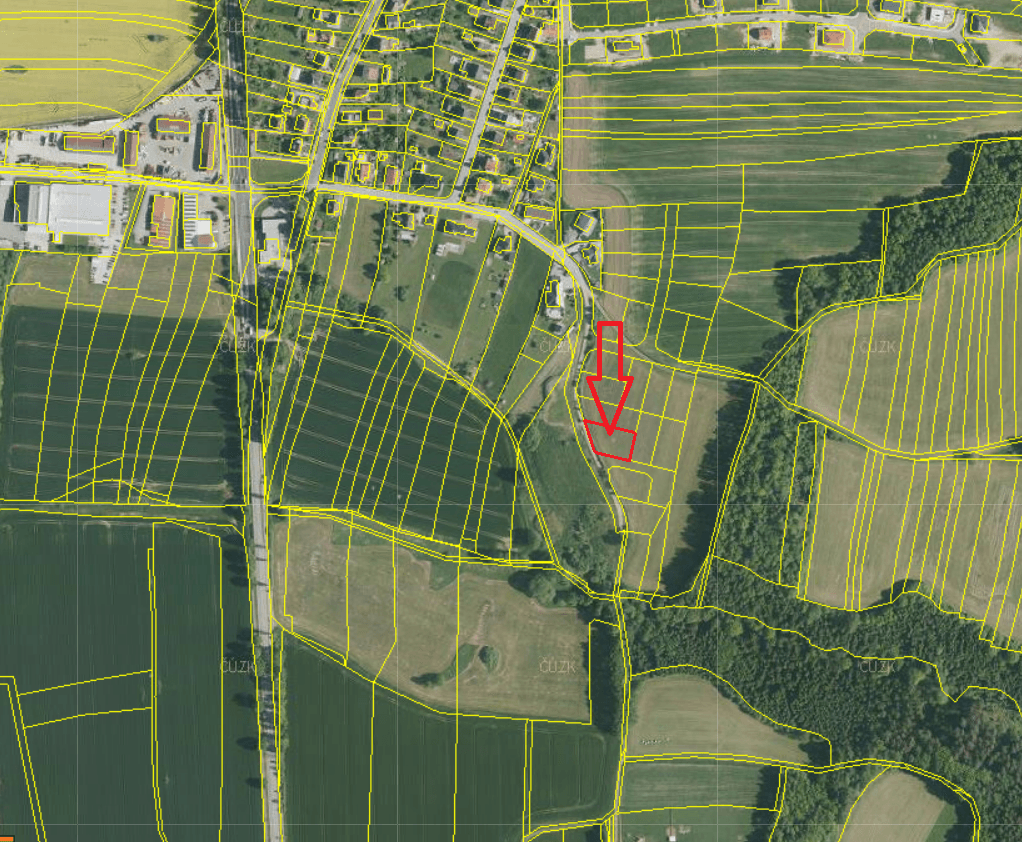 plot for sale, 1,003 m², Velešín, Jihočeský Region plot for sale, 1,003 m², Velešín, Jihočeský Region