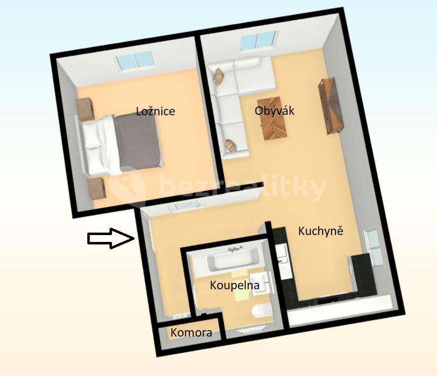 2 bedroom flat for sale, 62 m², Kladno, Středočeský Region