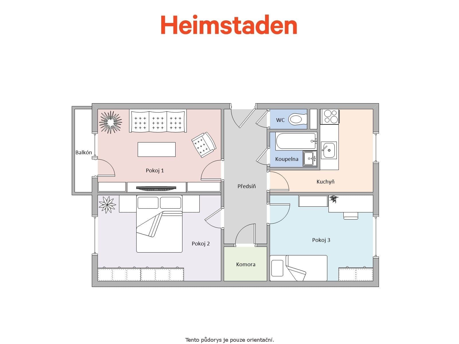 3 bedroom flat to rent, 78 m², Bruzovská, Frýdek-Místek, Moravskoslezský Region 3 bedroom flat to rent, 78 m², Bruzovská, Frýdek-Místek, Moravskoslezský Region