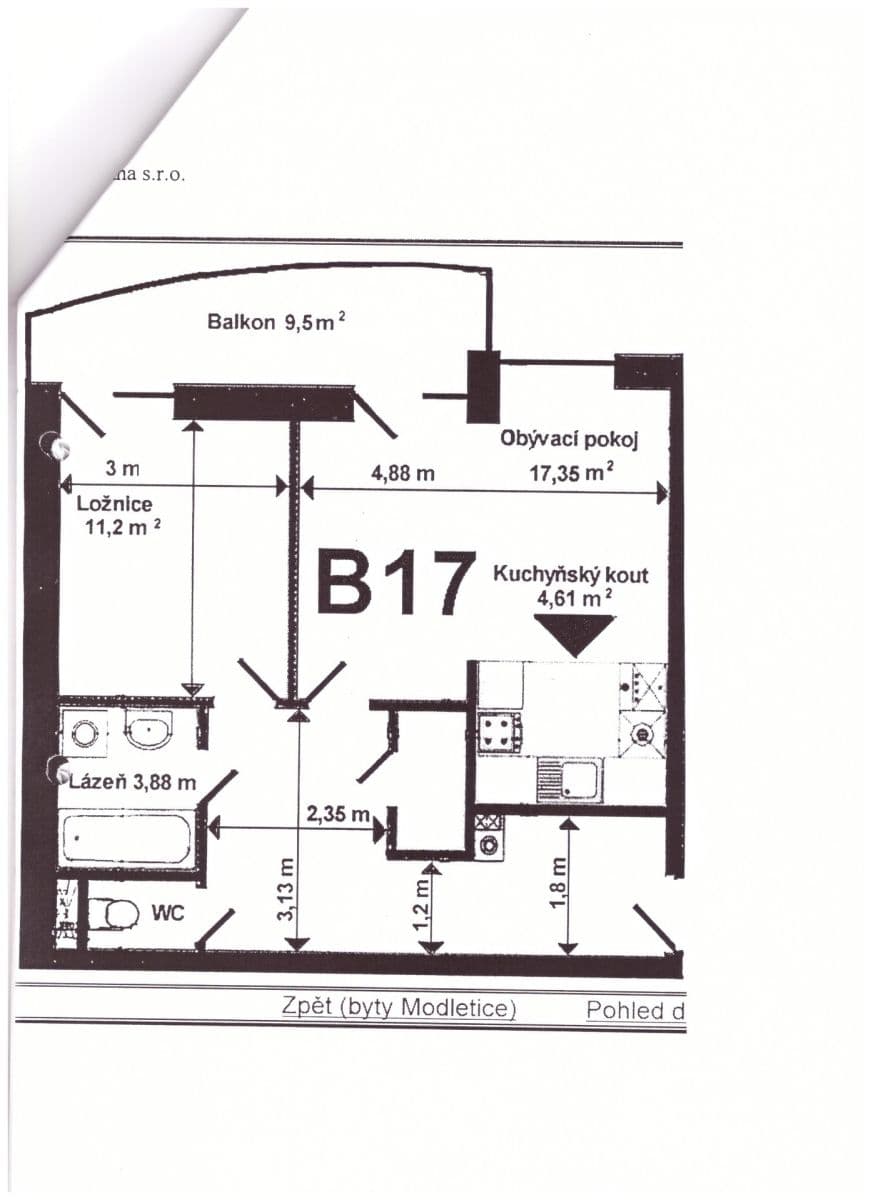 1 bedroom with open-plan kitchen flat for sale, 62 m², Modletice, Středočeský Region 1 bedroom with open-plan kitchen flat for sale, 62 m², Modletice, Středočeský Region