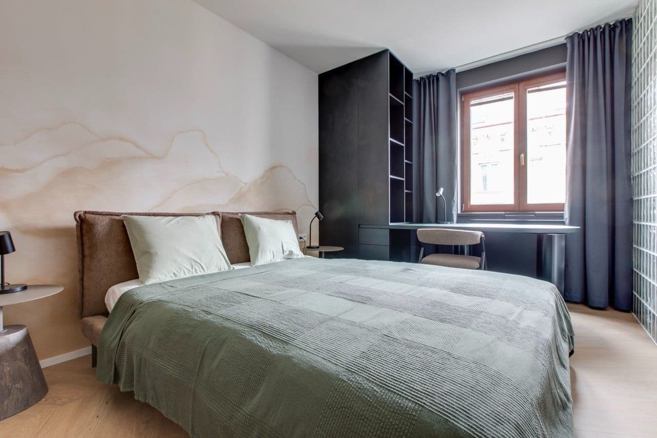 1 bedroom with open-plan kitchen flat to rent, 43 m², Husitská, Prague, Prague 1 bedroom with open-plan kitchen flat to rent, 43 m², Husitská, Prague, Prague