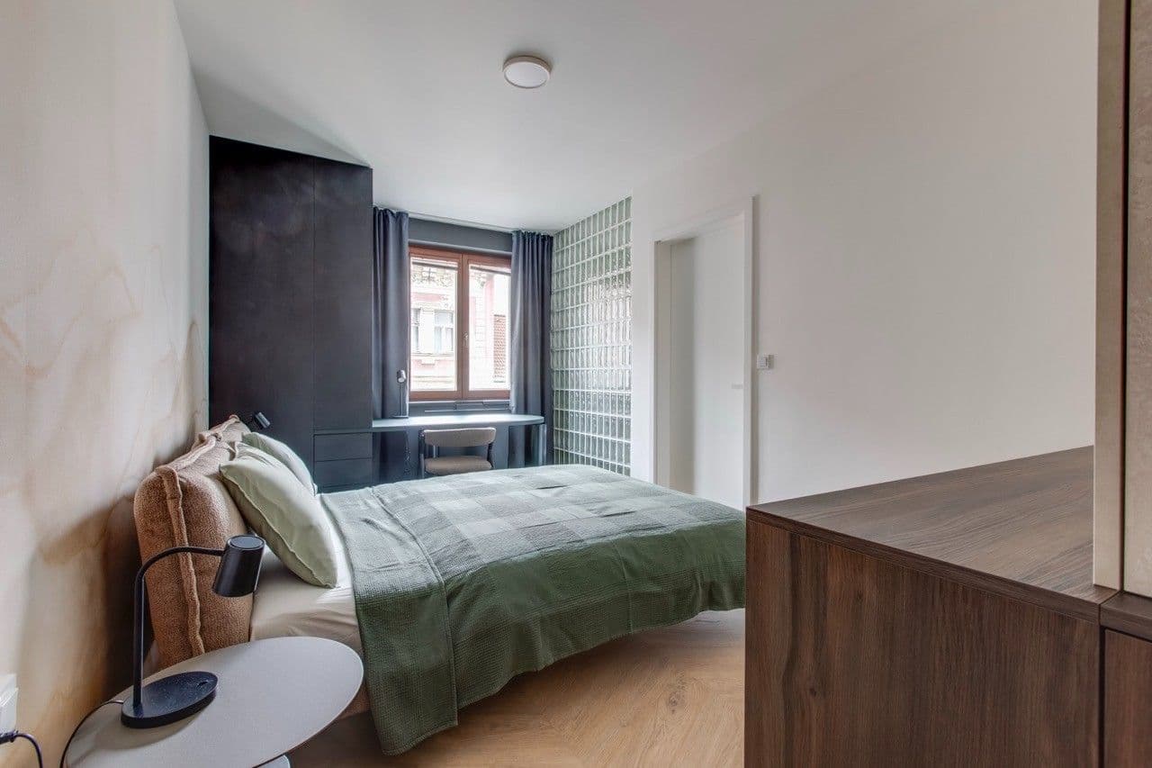 1 bedroom with open-plan kitchen flat to rent, 43 m², Husitská, Prague, Prague 1 bedroom with open-plan kitchen flat to rent, 43 m², Husitská, Prague, Prague