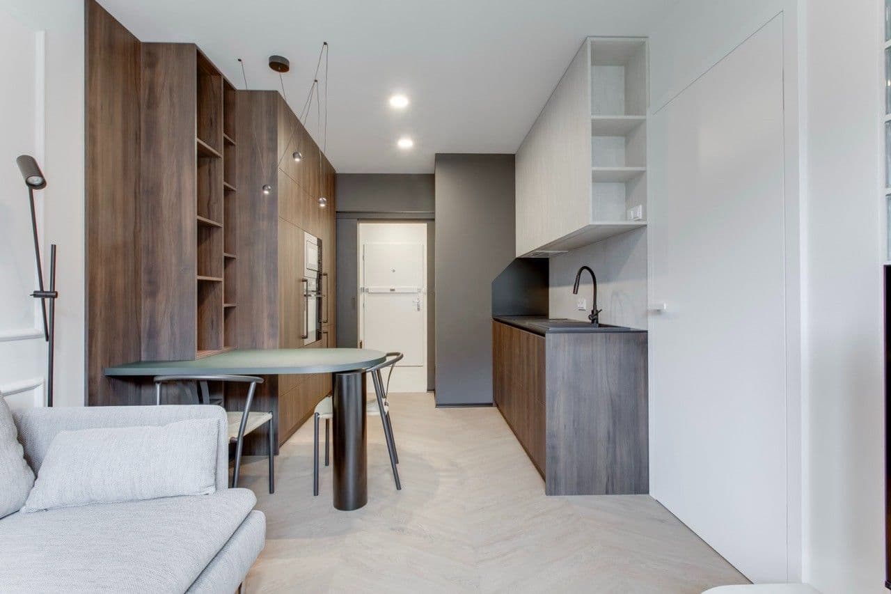 1 bedroom with open-plan kitchen flat to rent, 43 m², Husitská, Prague, Prague 1 bedroom with open-plan kitchen flat to rent, 43 m², Husitská, Prague, Prague
