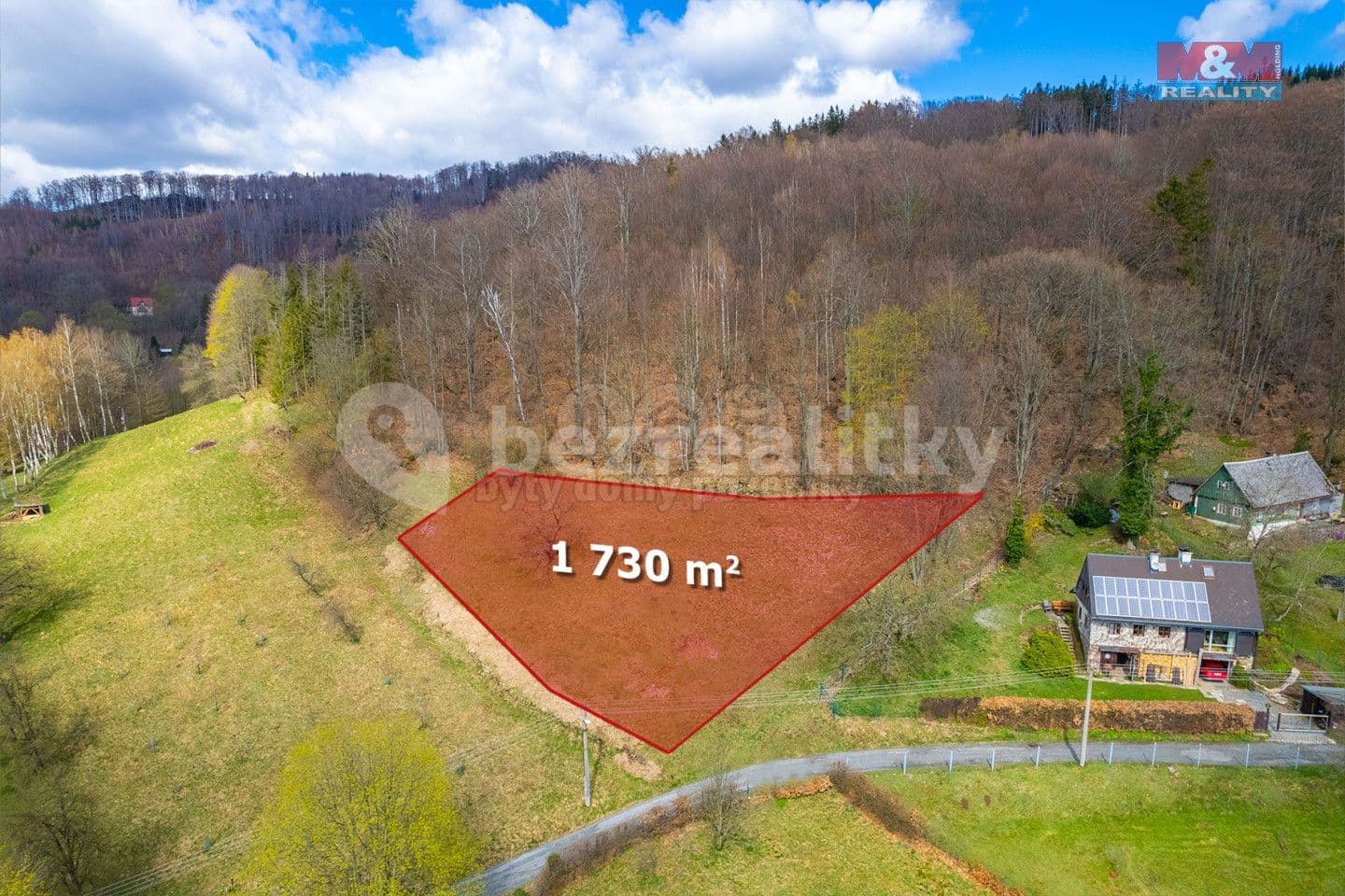 plot for sale, 1,730 m², U Lesního divadla, Liberec, Liberecký Region