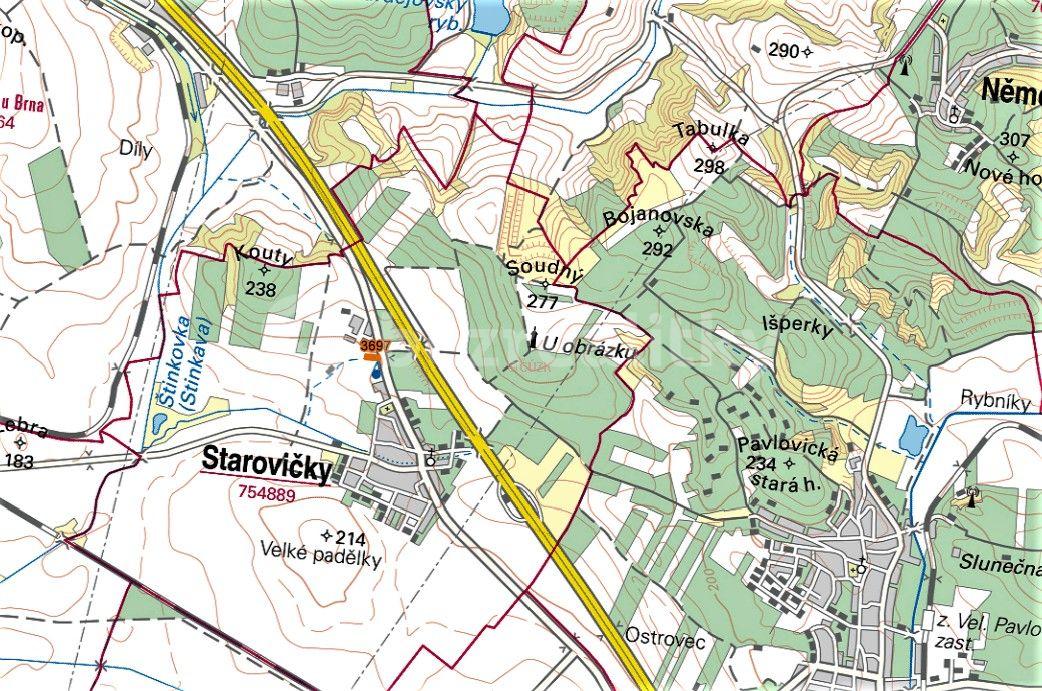 plot for sale, 2,044 m², Starovičky, Jihomoravský Region