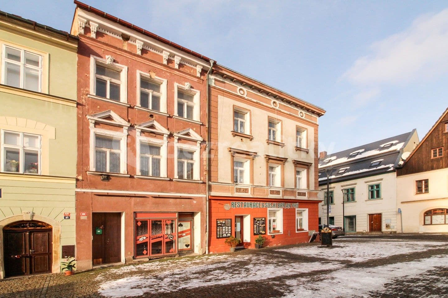 house for sale, 70 m², Náměstí Míru, Česká Kamenice, Ústecký Region