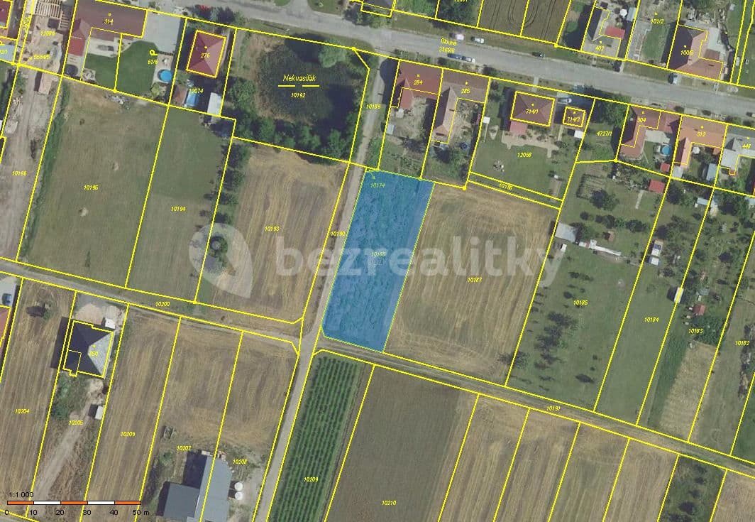 plot for sale, 1,660 m², Kostelní, Hrabětice, Jihomoravský Region