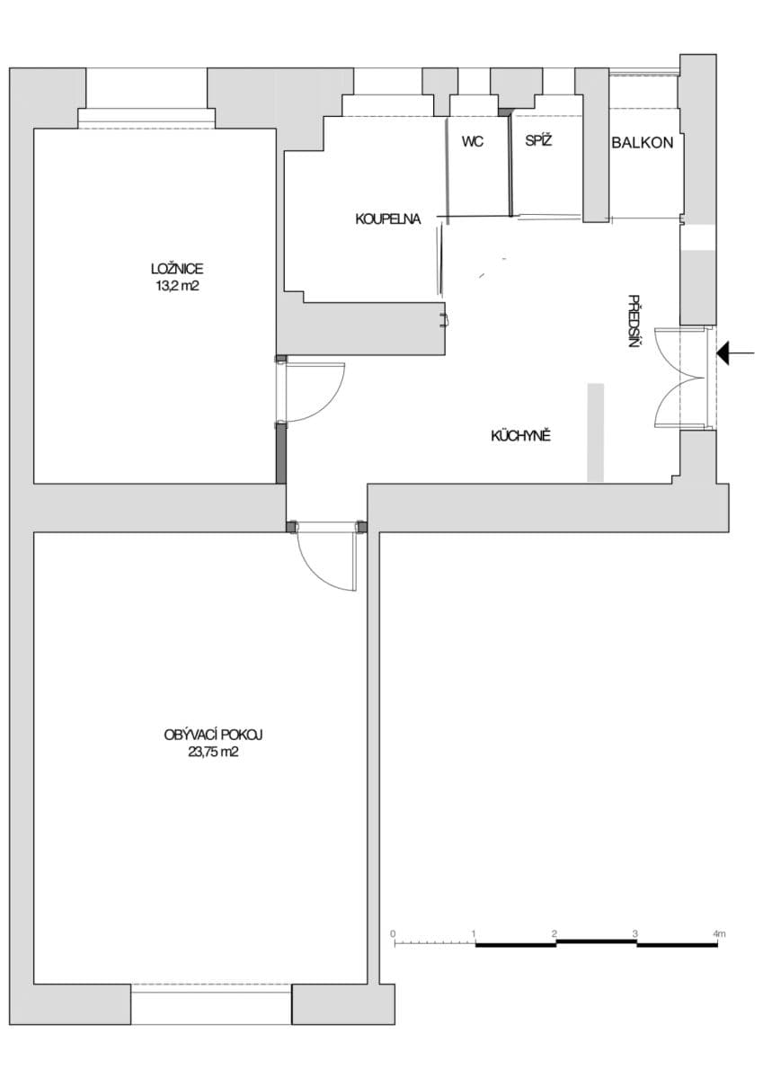 2 bedroom flat to rent, 58 m², Pod Sokolovnou, Prague, Prague 2 bedroom flat to rent, 58 m², Pod Sokolovnou, Prague, Prague