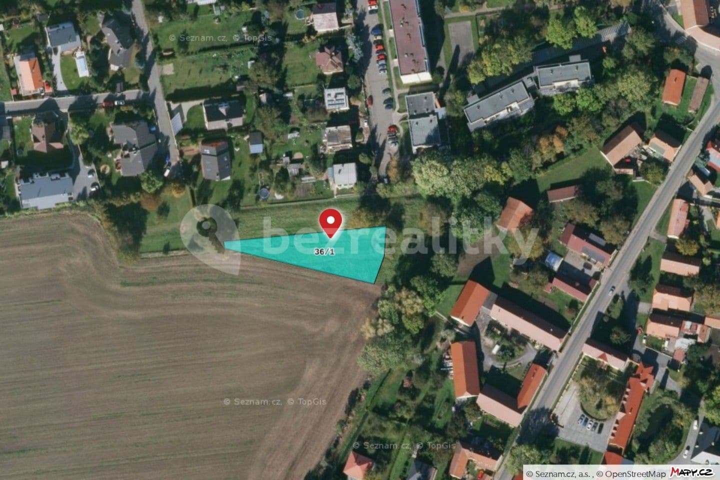 plot for sale, 4,056 m², V Lázních, Jesenice, Středočeský Region