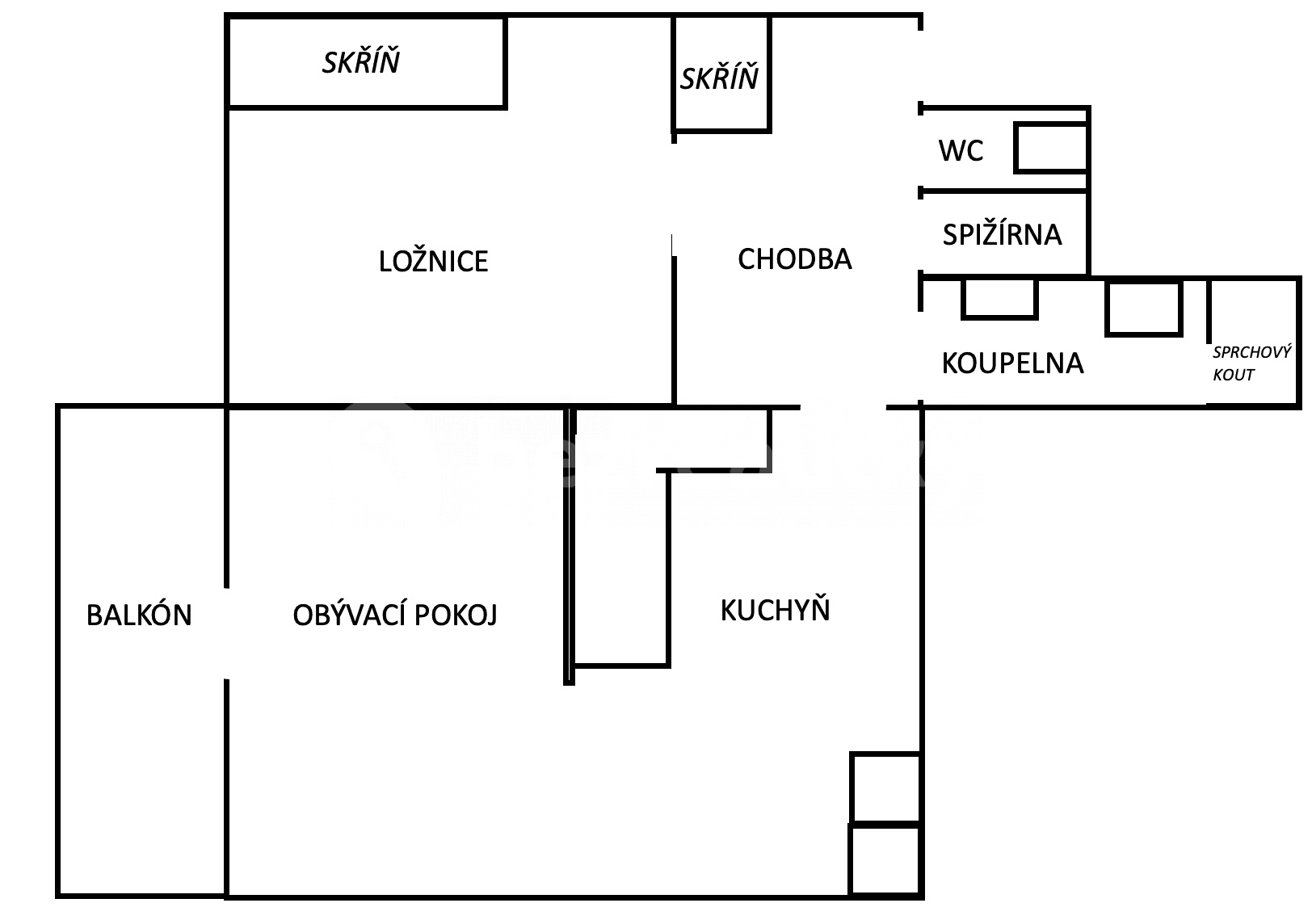 1 bedroom with open-plan kitchen flat to rent, 74 m², Ondříčkova, Prague, Prague 1 bedroom with open-plan kitchen flat to rent, 74 m², Ondříčkova, Prague, Prague