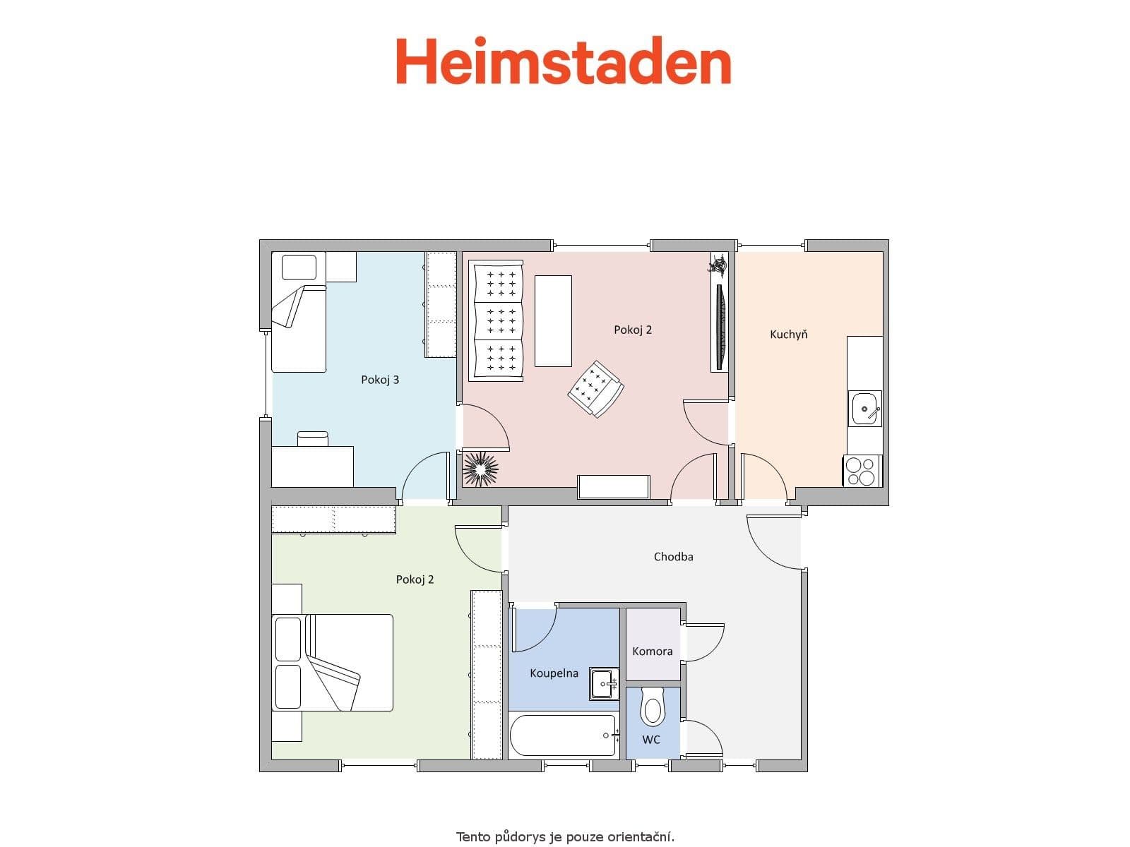3 bedroom flat to rent, 69 m², Kapitána Jasioka, Havířov, Moravskoslezský Region 3 bedroom flat to rent, 69 m², Kapitána Jasioka, Havířov, Moravskoslezský Region