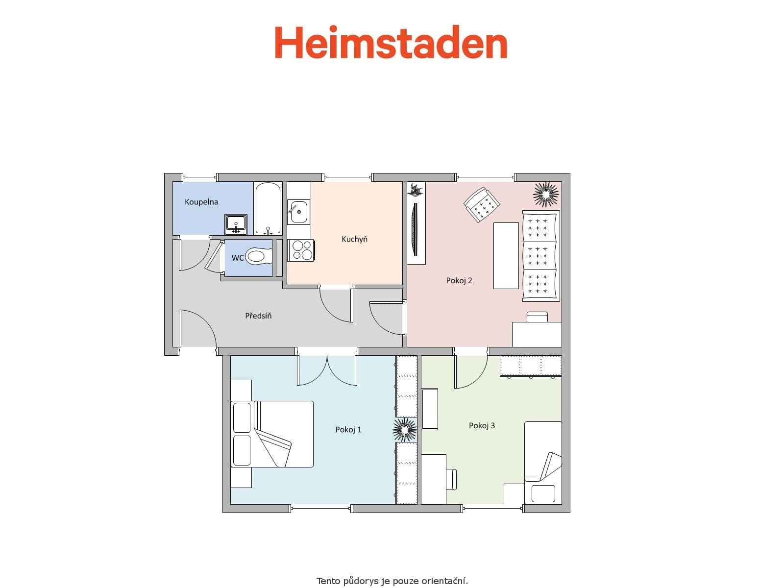 3 bedroom flat to rent, 62 m², Hornická, Havířov, Moravskoslezský Region 3 bedroom flat to rent, 62 m², Hornická, Havířov, Moravskoslezský Region