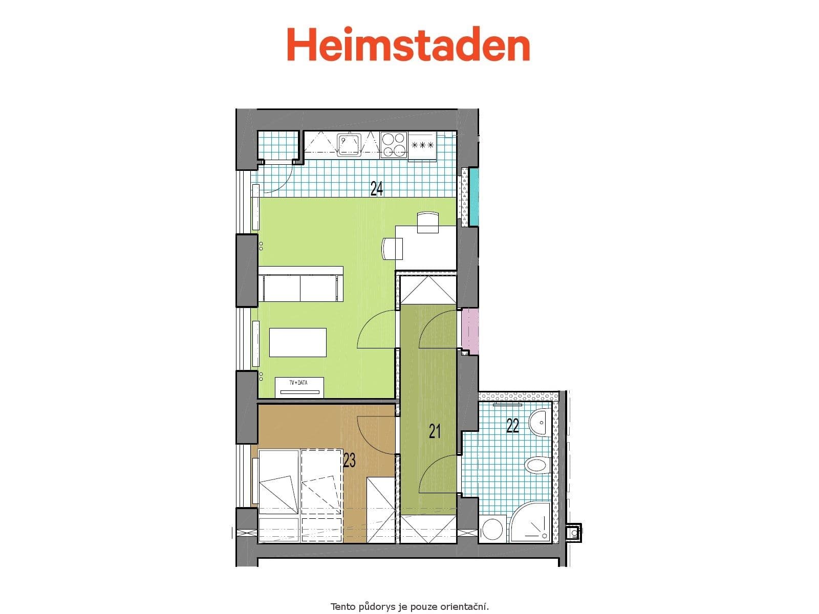 1 bedroom with open-plan kitchen flat to rent, 39 m², Dělnická, Havířov, Moravskoslezský Region 1 bedroom with open-plan kitchen flat to rent, 39 m², Dělnická, Havířov, Moravskoslezský Region