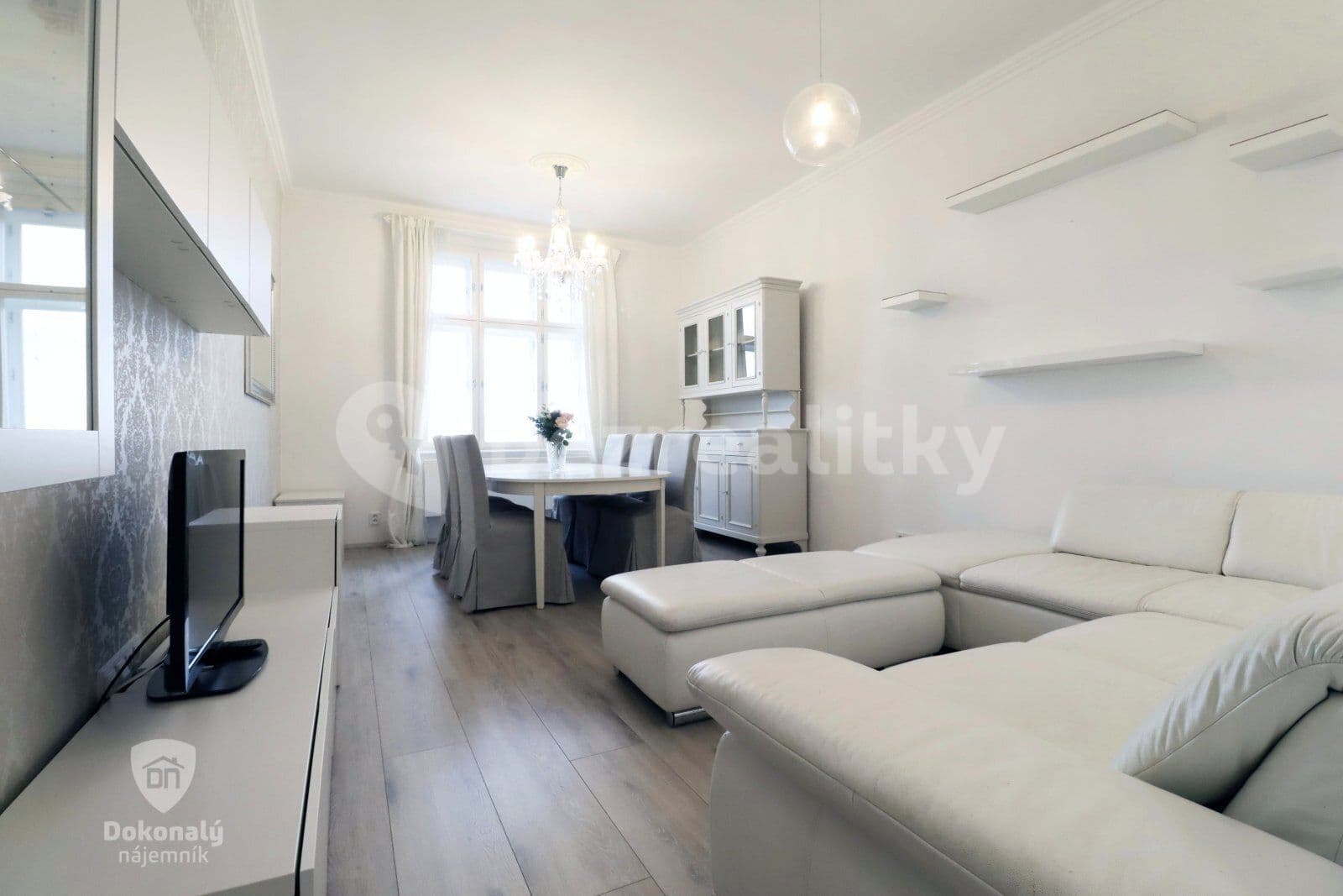 2 bedroom with open-plan kitchen flat to rent, 94 m², Fibichova, Prague, Prague