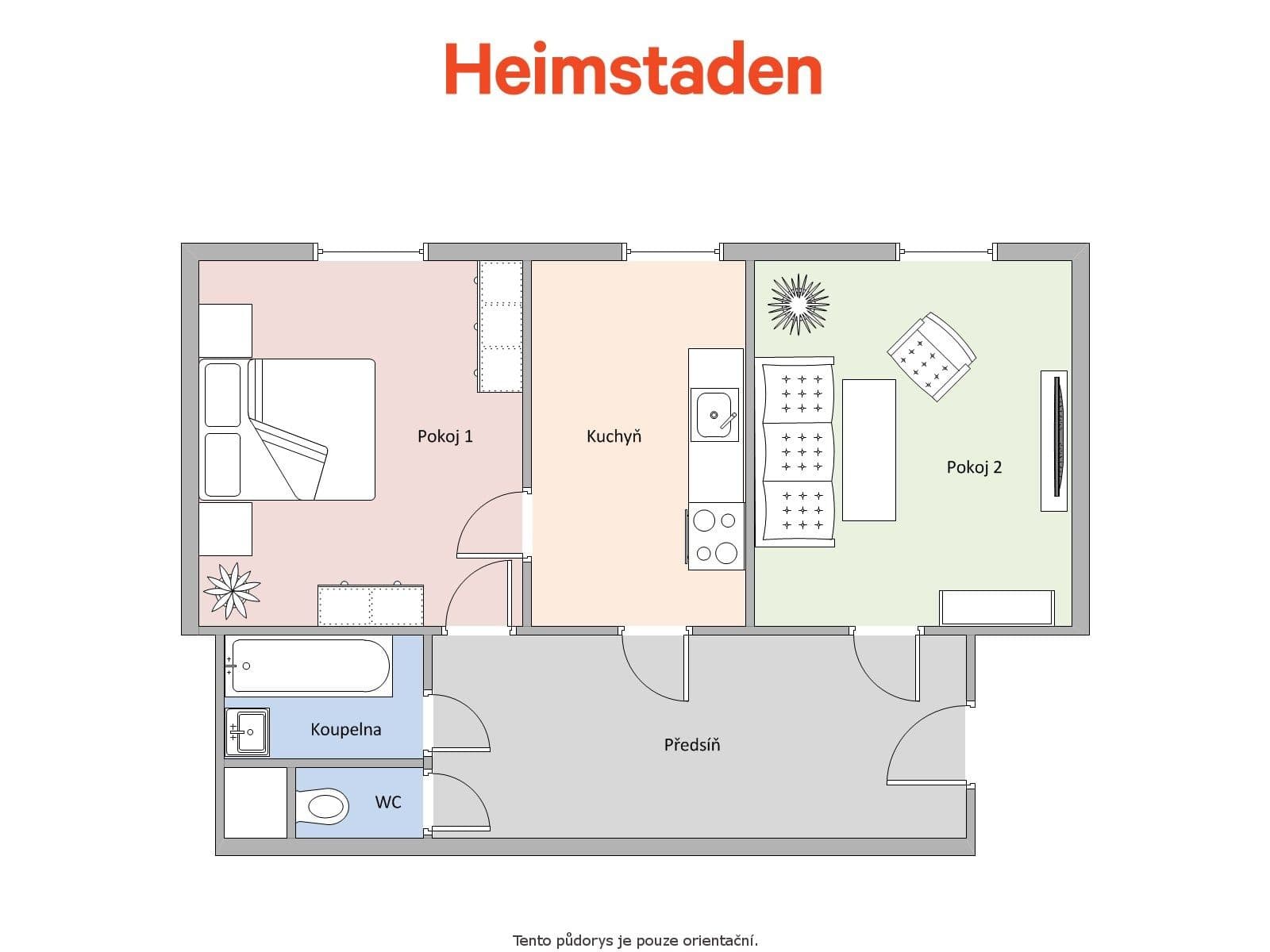 2 bedroom flat to rent, 57 m², Gustava Klimenta, Ostrava, Moravskoslezský Region 2 bedroom flat to rent, 57 m², Gustava Klimenta, Ostrava, Moravskoslezský Region