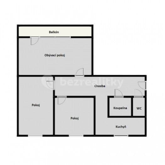 3 bedroom flat for sale, 62 m², SPC H, Krnov, Moravskoslezský Region