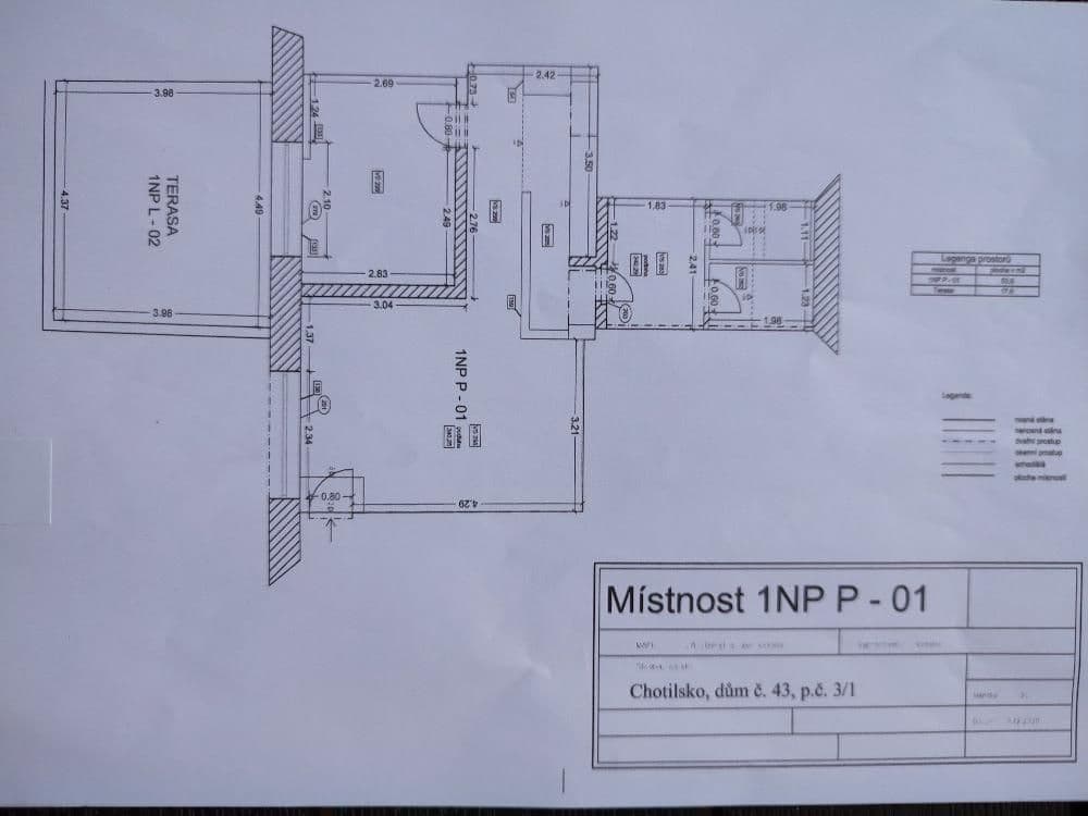 1 bedroom with open-plan kitchen flat to rent, 71 m², Chotilsko, Středočeský Region 1 bedroom with open-plan kitchen flat to rent, 71 m², Chotilsko, Středočeský Region