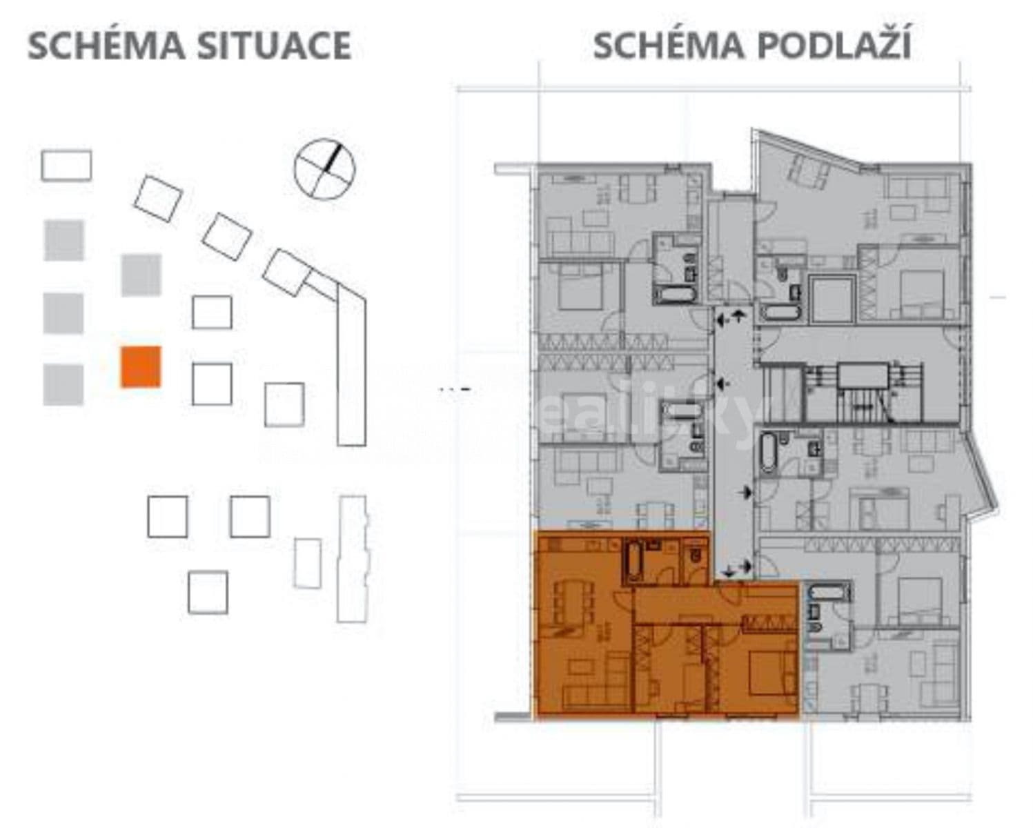 2 bedroom with open-plan kitchen flat to rent, 70 m², V Hliníkách, Chrudim, Pardubický Region 2 bedroom with open-plan kitchen flat to rent, 70 m², V Hliníkách, Chrudim, Pardubický Region