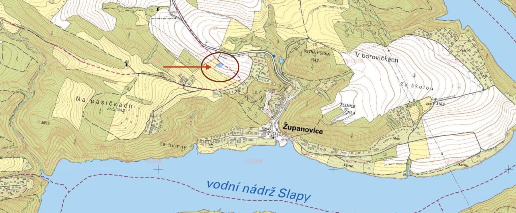 plot for sale, 957 m², Županovice, Středočeský Region plot for sale, 957 m², Županovice, Středočeský Region