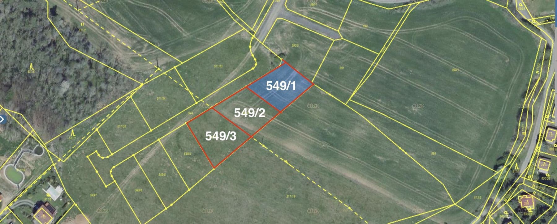 plot for sale, 957 m², Županovice, Středočeský Region plot for sale, 957 m², Županovice, Středočeský Region