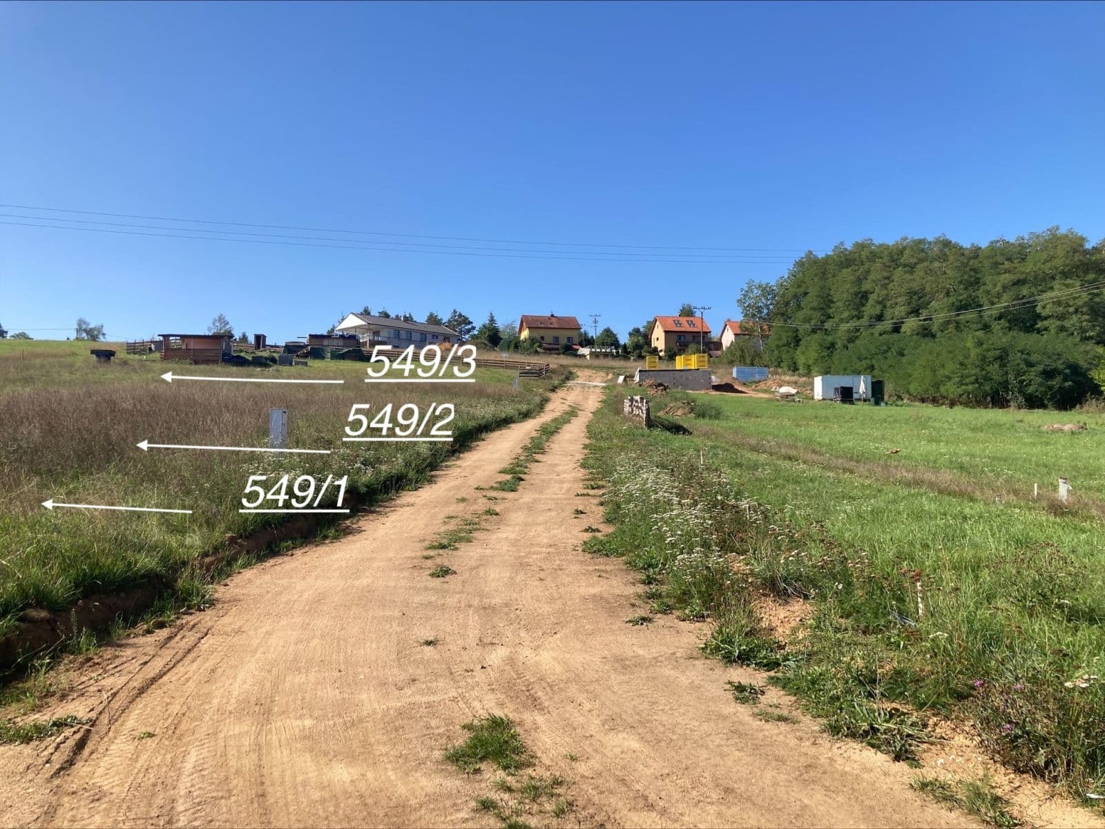 plot for sale, 807 m², Županovice, Středočeský Region