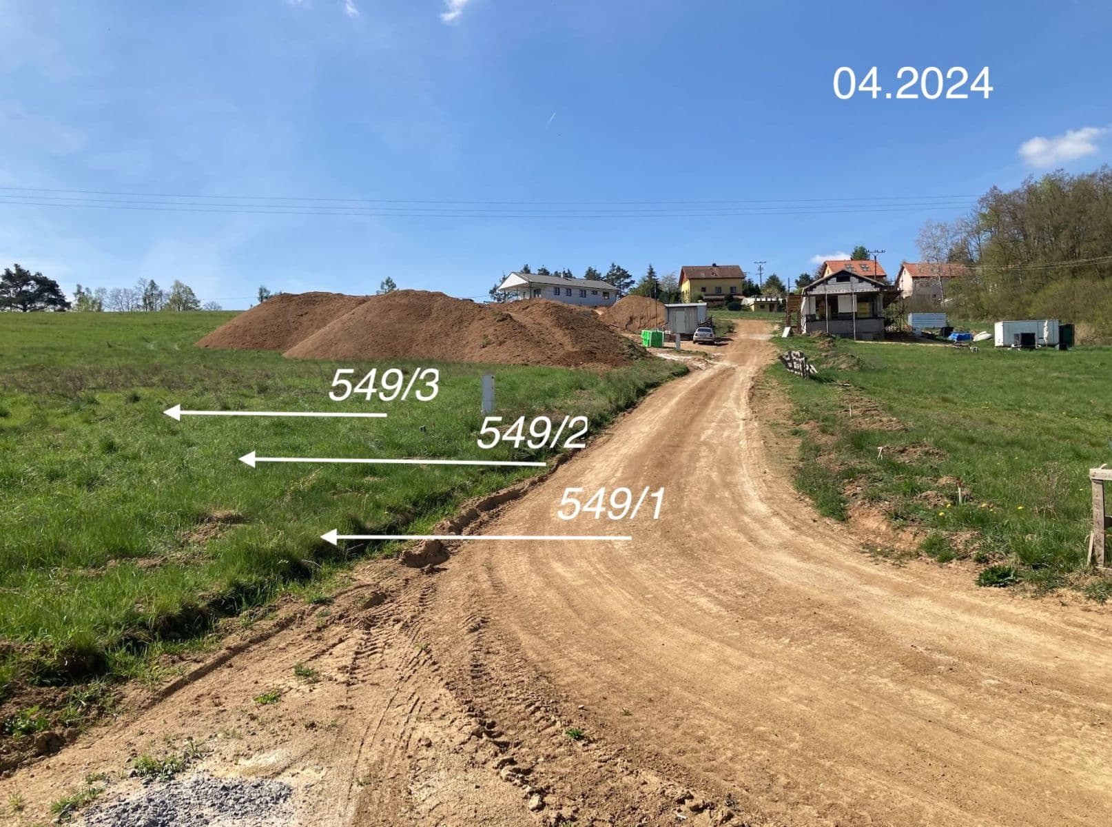 plot for sale, 807 m², Županovice, Středočeský Region